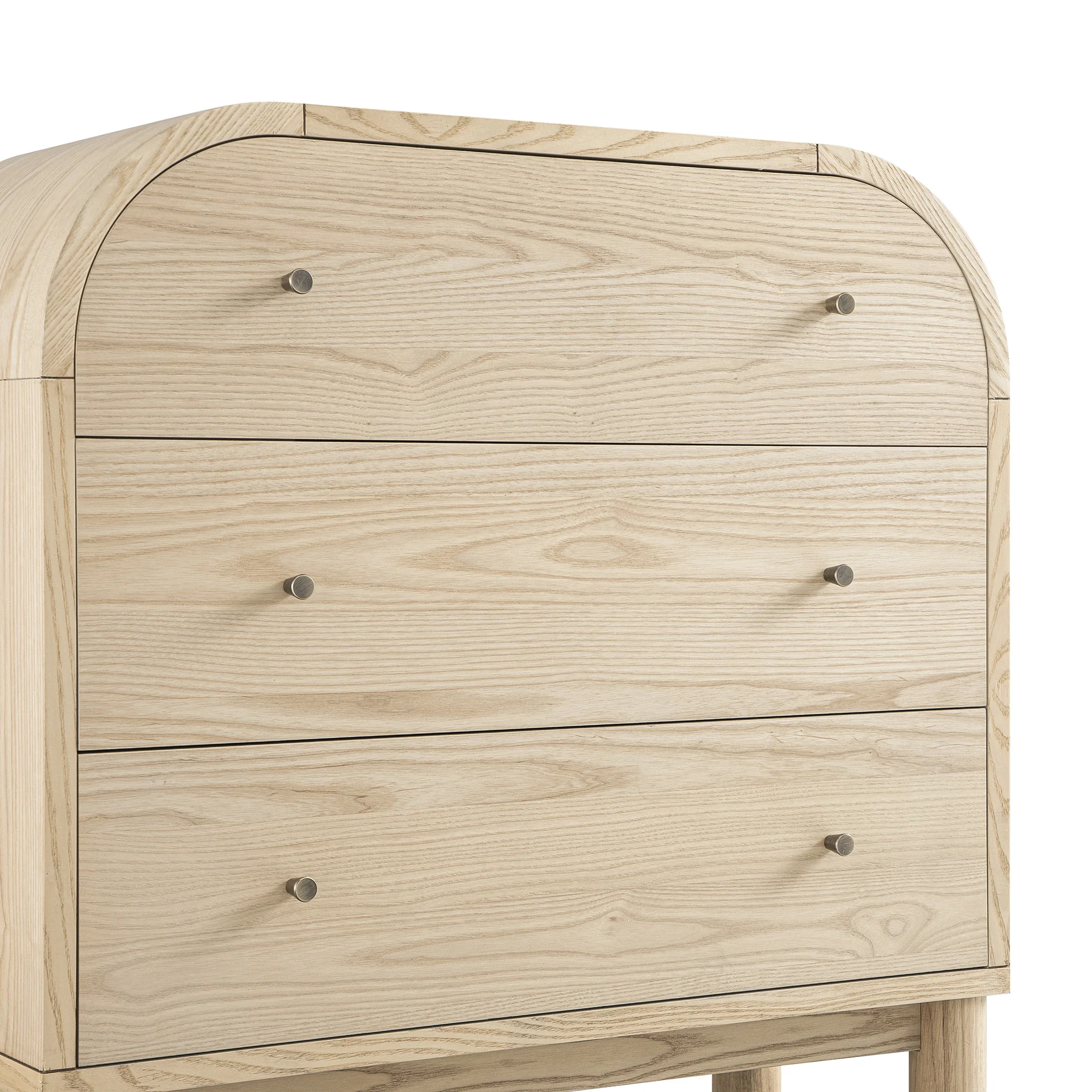 Maude Chest of 3 Drawers, Natural Ash - Image 13