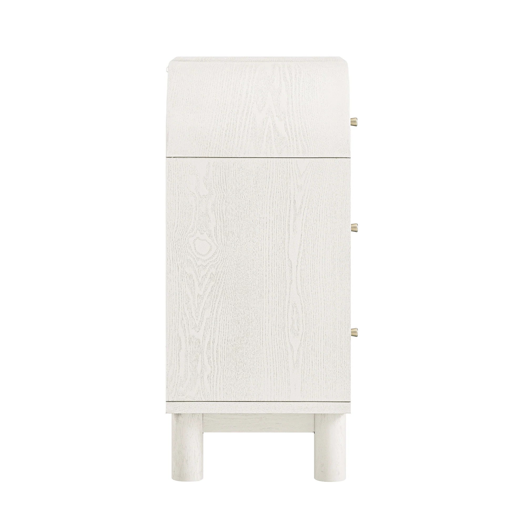 Maude Chest of 3 Drawers, Washed White Ash - Image 10