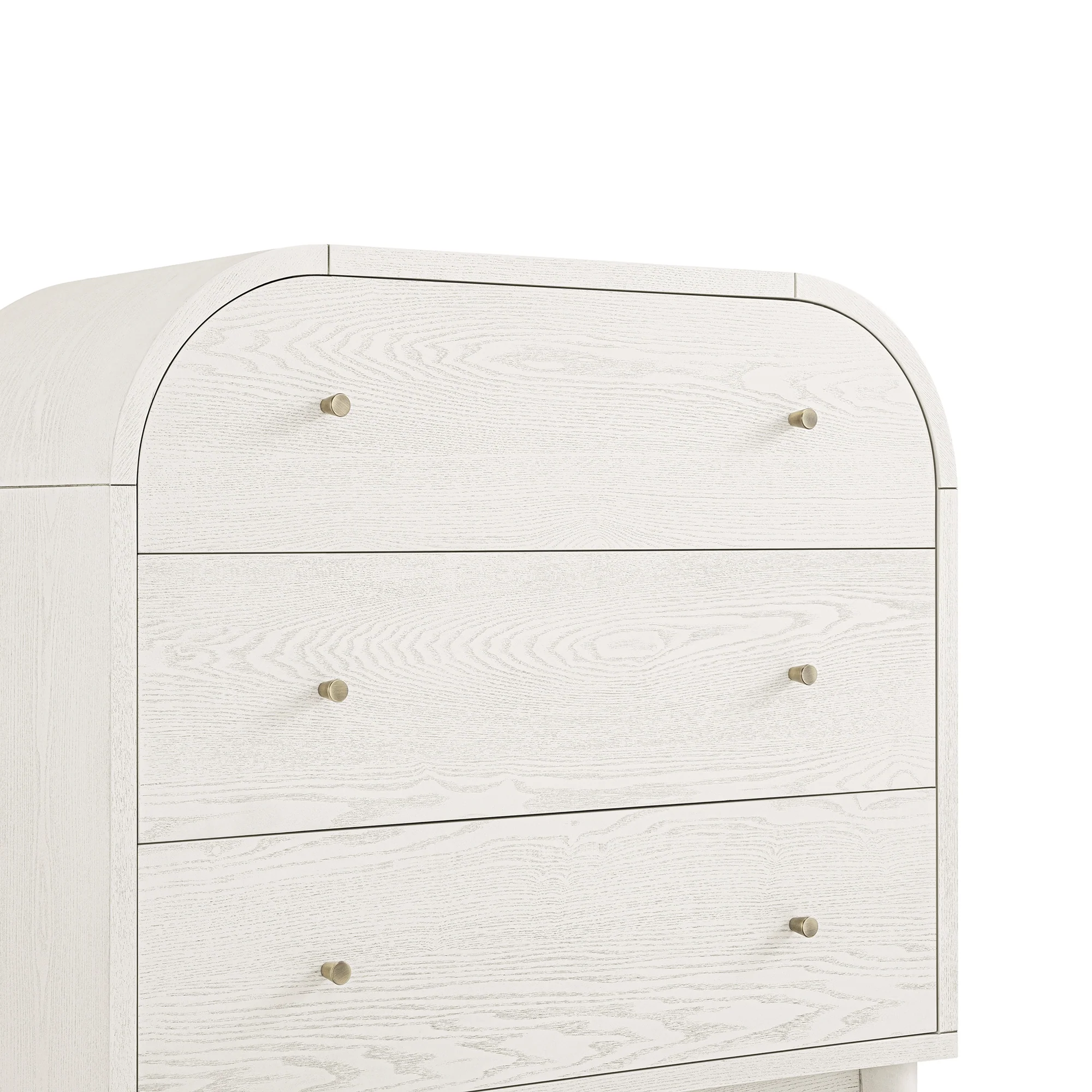 Maude Chest of 3 Drawers, Washed White Ash - Image 13
