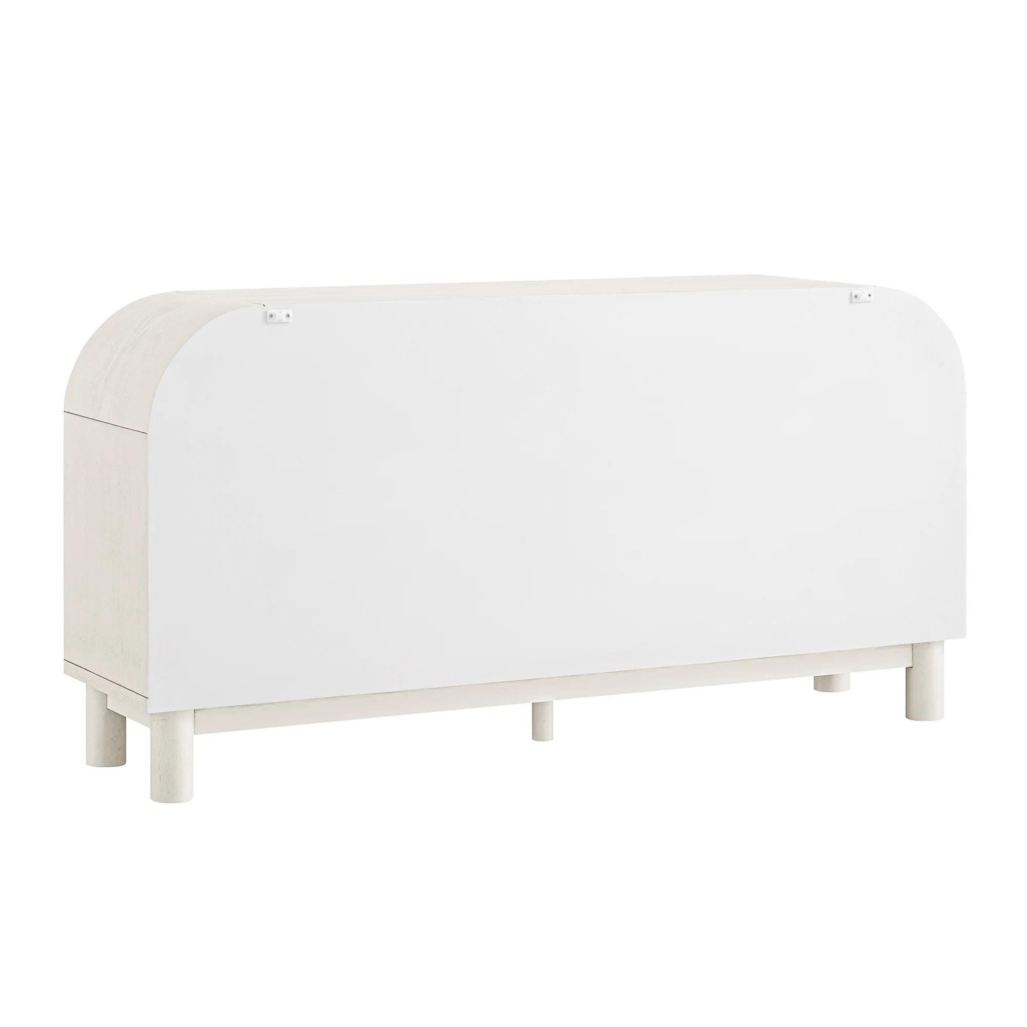 Maude Chest of 6 Drawers, Washed White Ash - Image 11