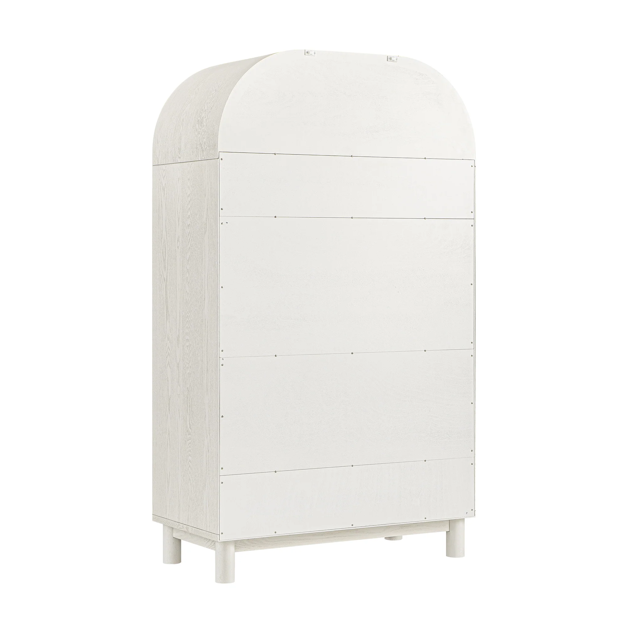 Maude Double Wardrobe, Washed White Ash - Image 14
