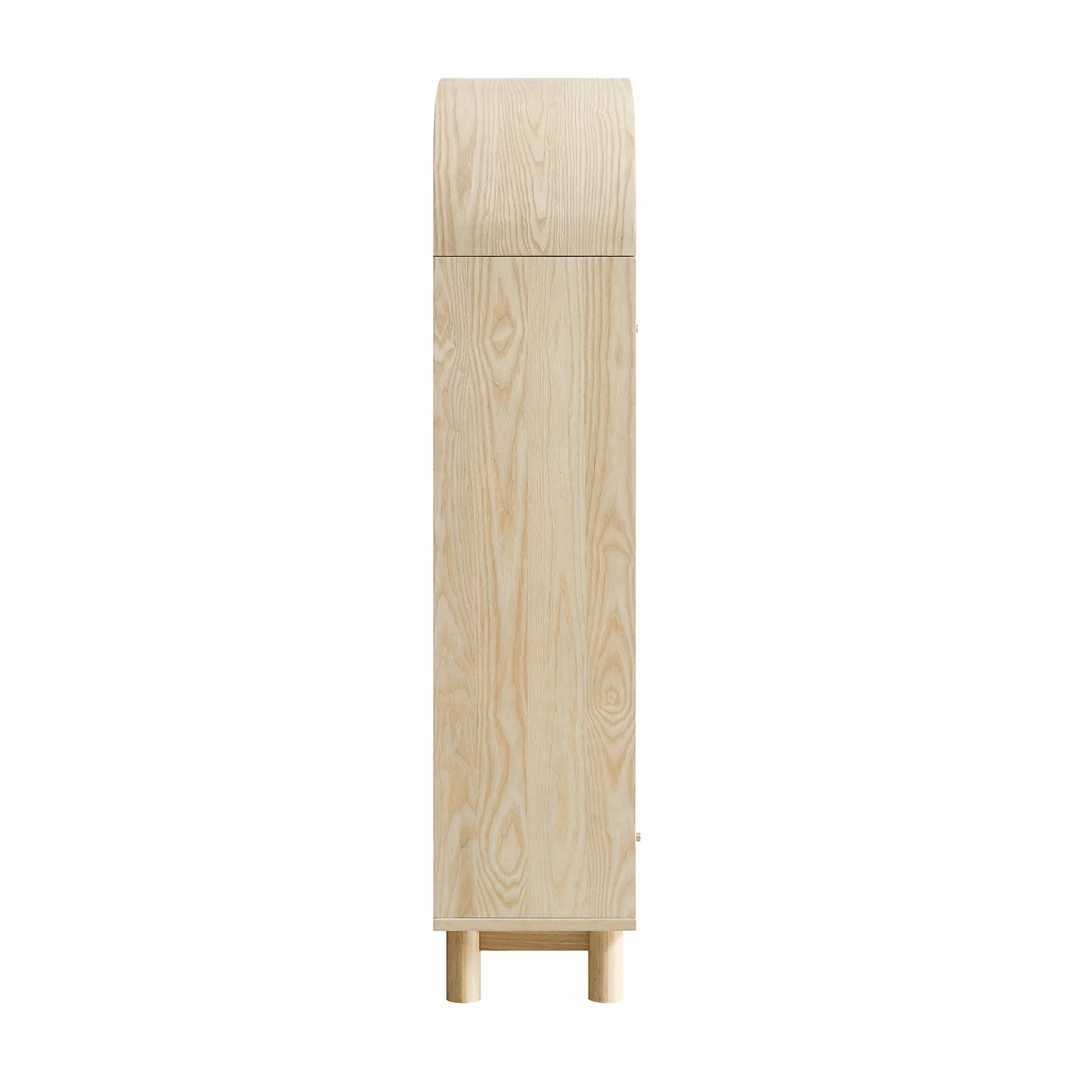 Maude Large Storage Cabinet, Natural Ash with Raffia - Image 13