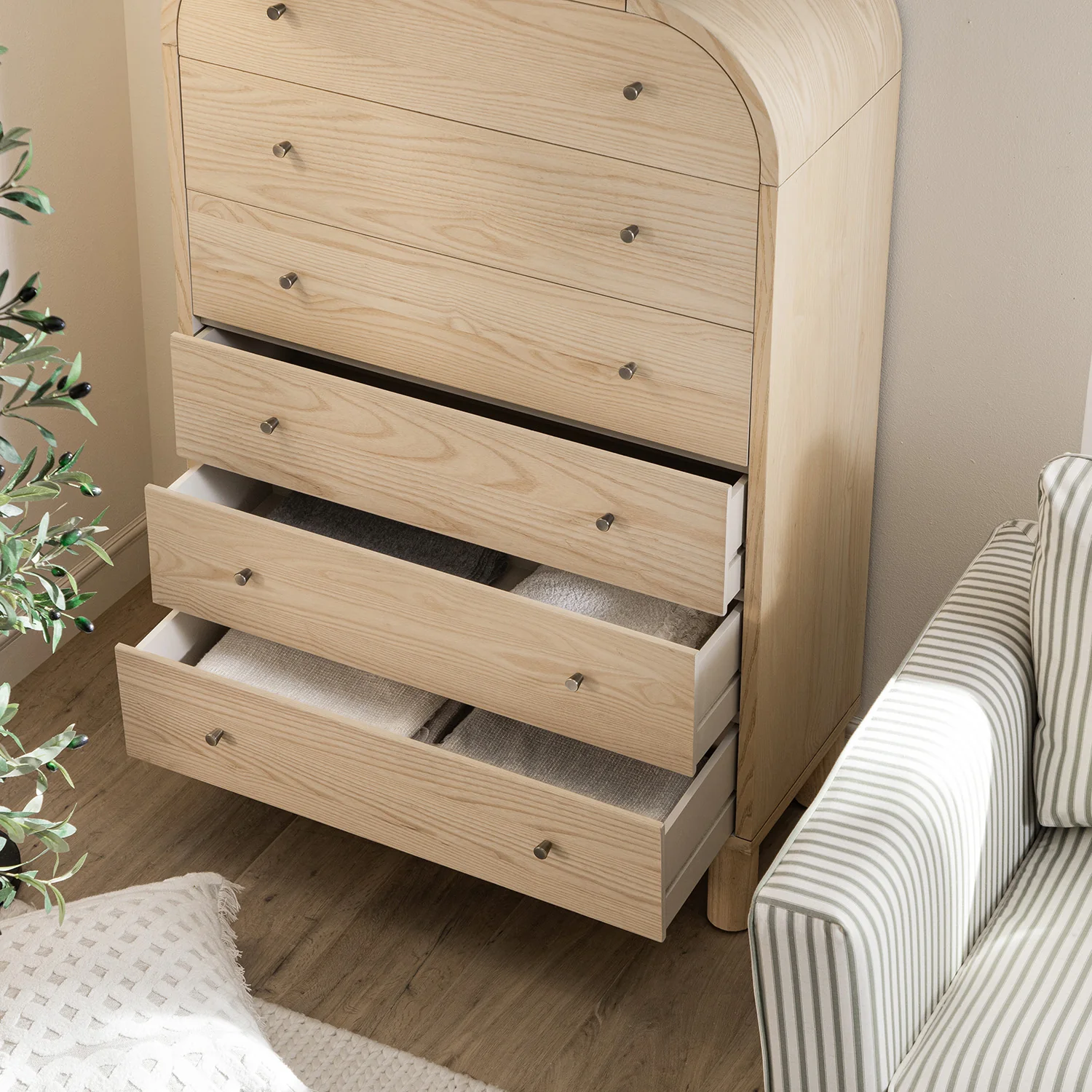 Maude Tall Chest, Natural Ash - Image 5