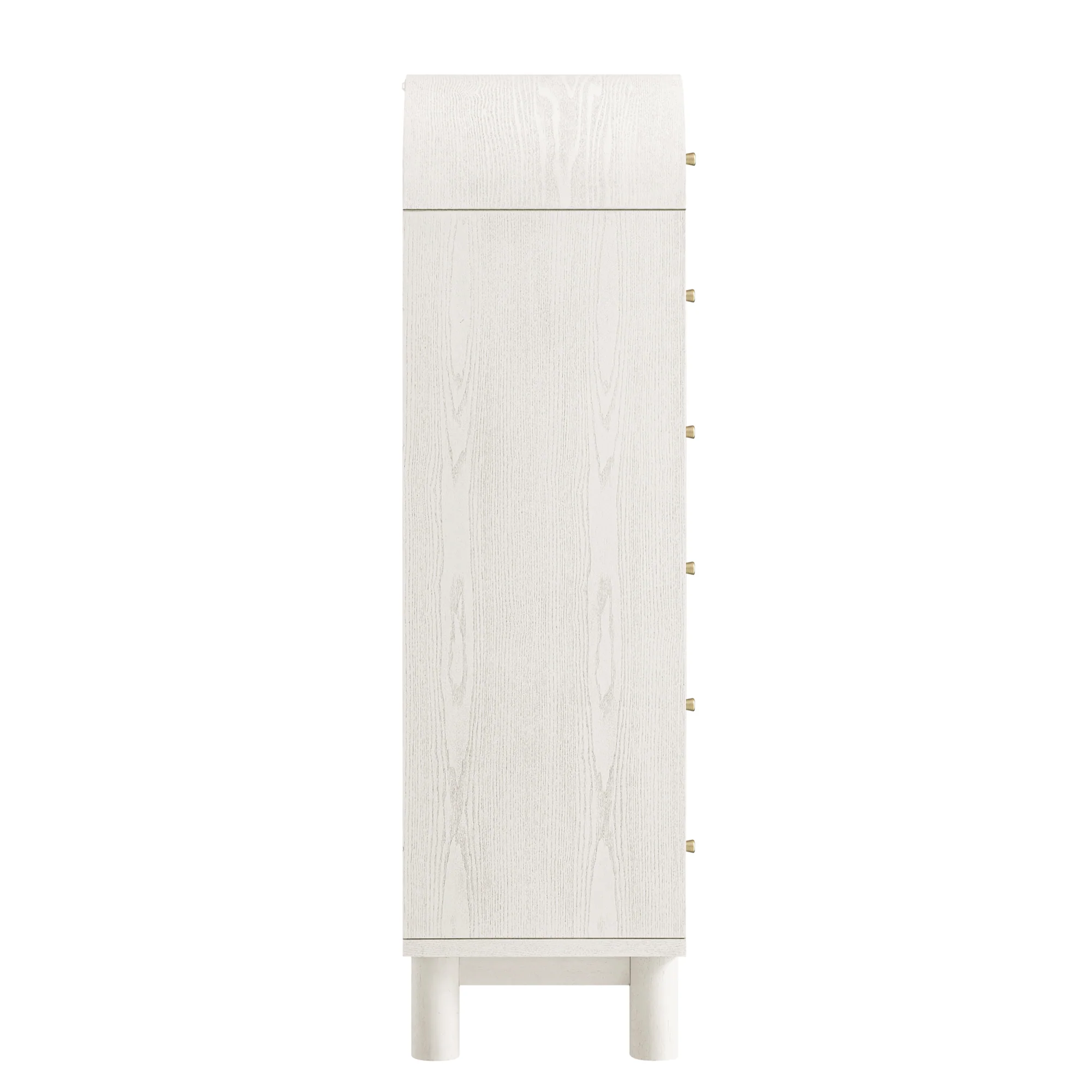 Maude Tall Chest, Washed White Ash - Image 13