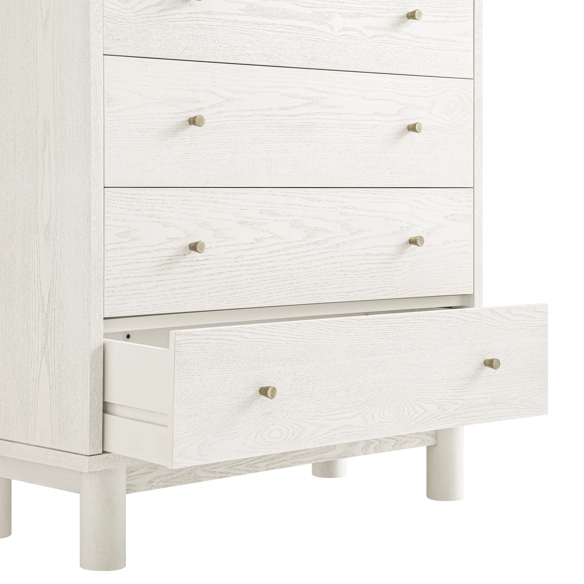 Maude Tall Chest, Washed White Ash - Image 16