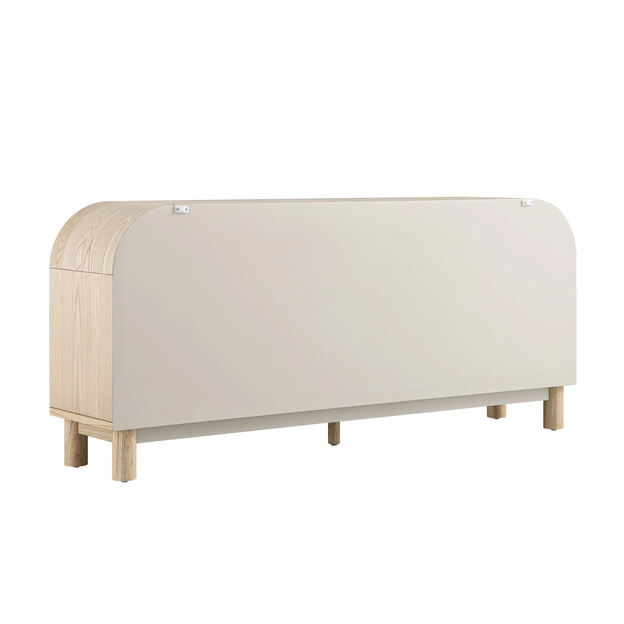 Maude Wide 3-Drawer Sideboard, Natural Ash with Raffia - Image 13
