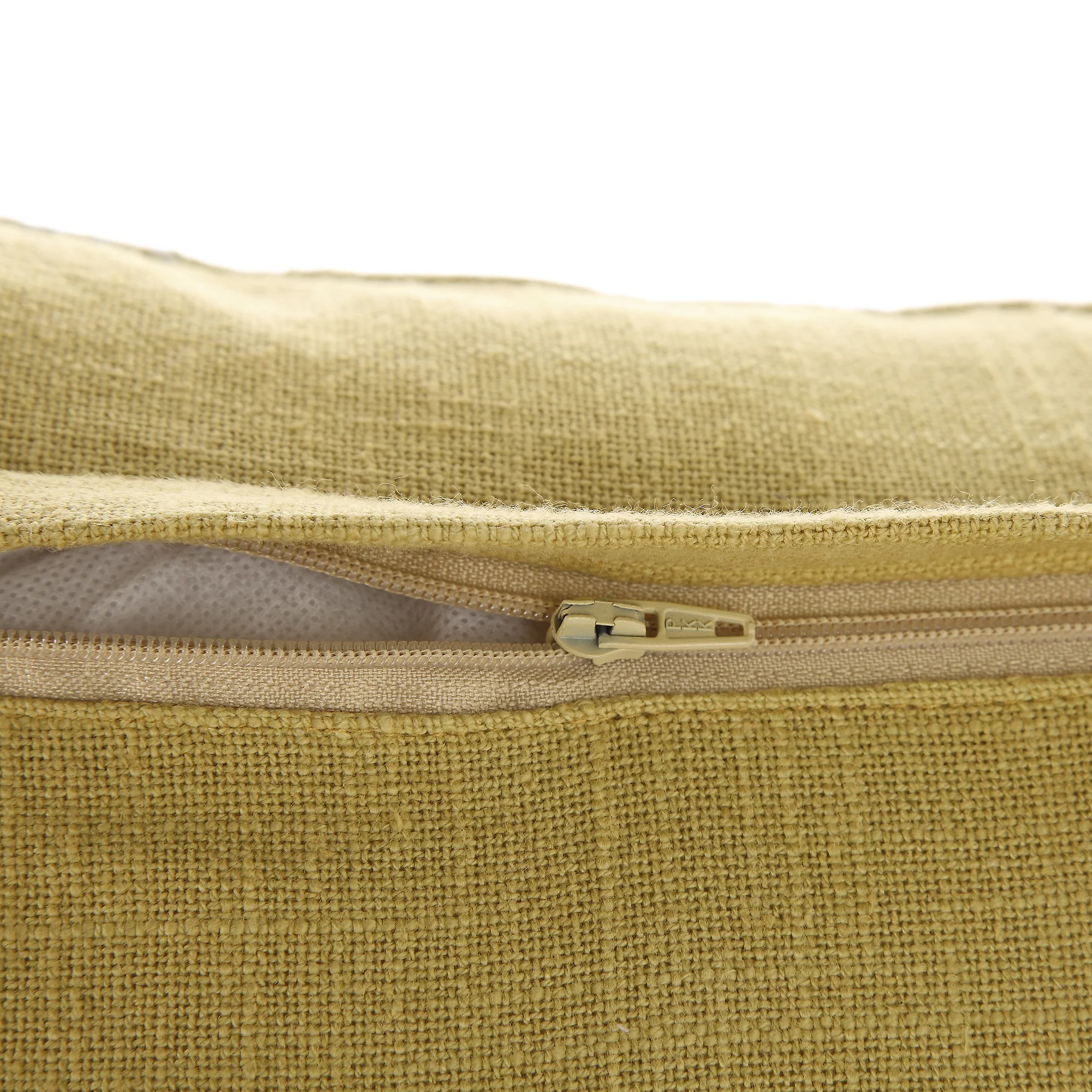 Meadow Hand Beaded and Embroidered Corn Yellow Cushion - Image 7
