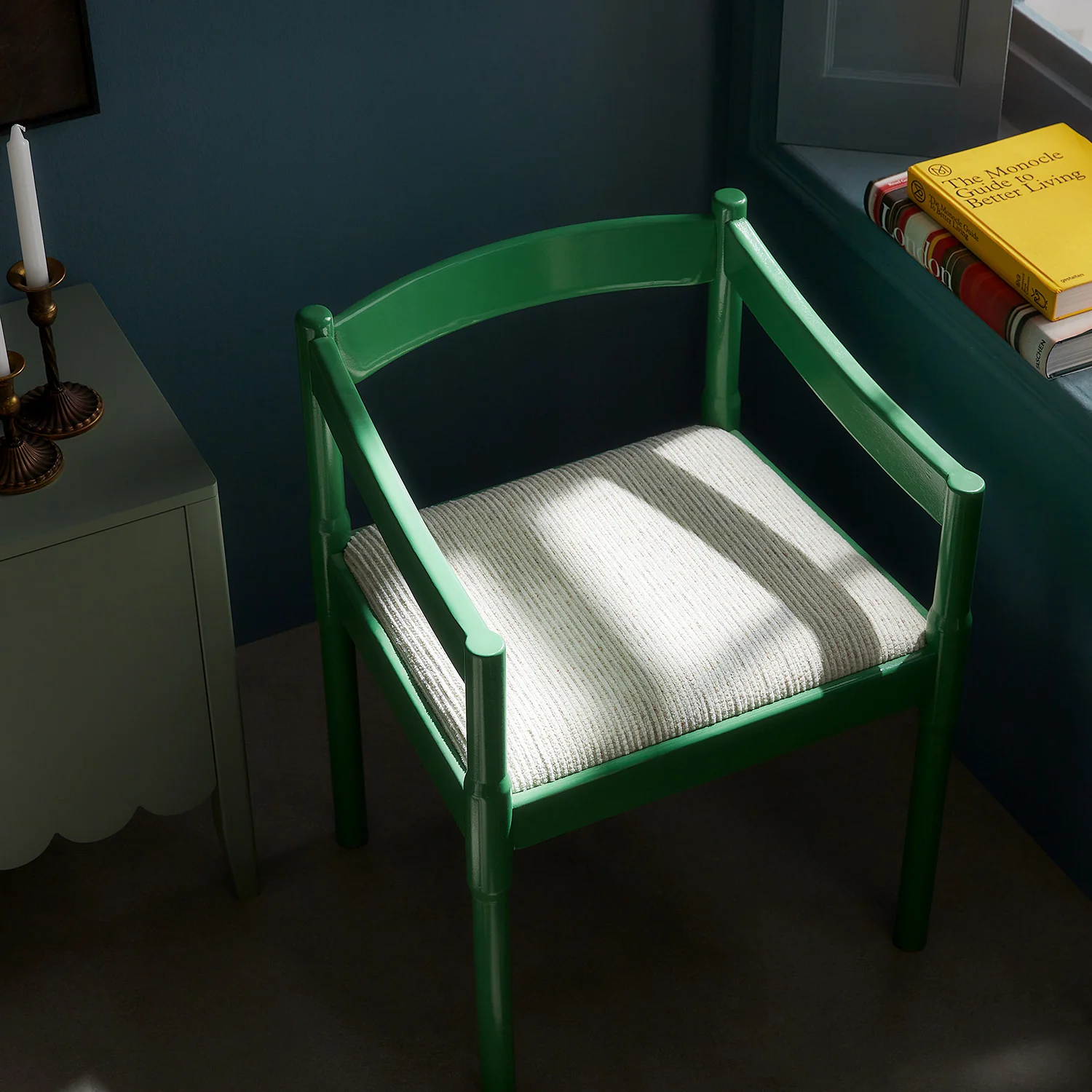 Minley 2-in-1 Carver Chair, Palm Green High Gloss - Image 6