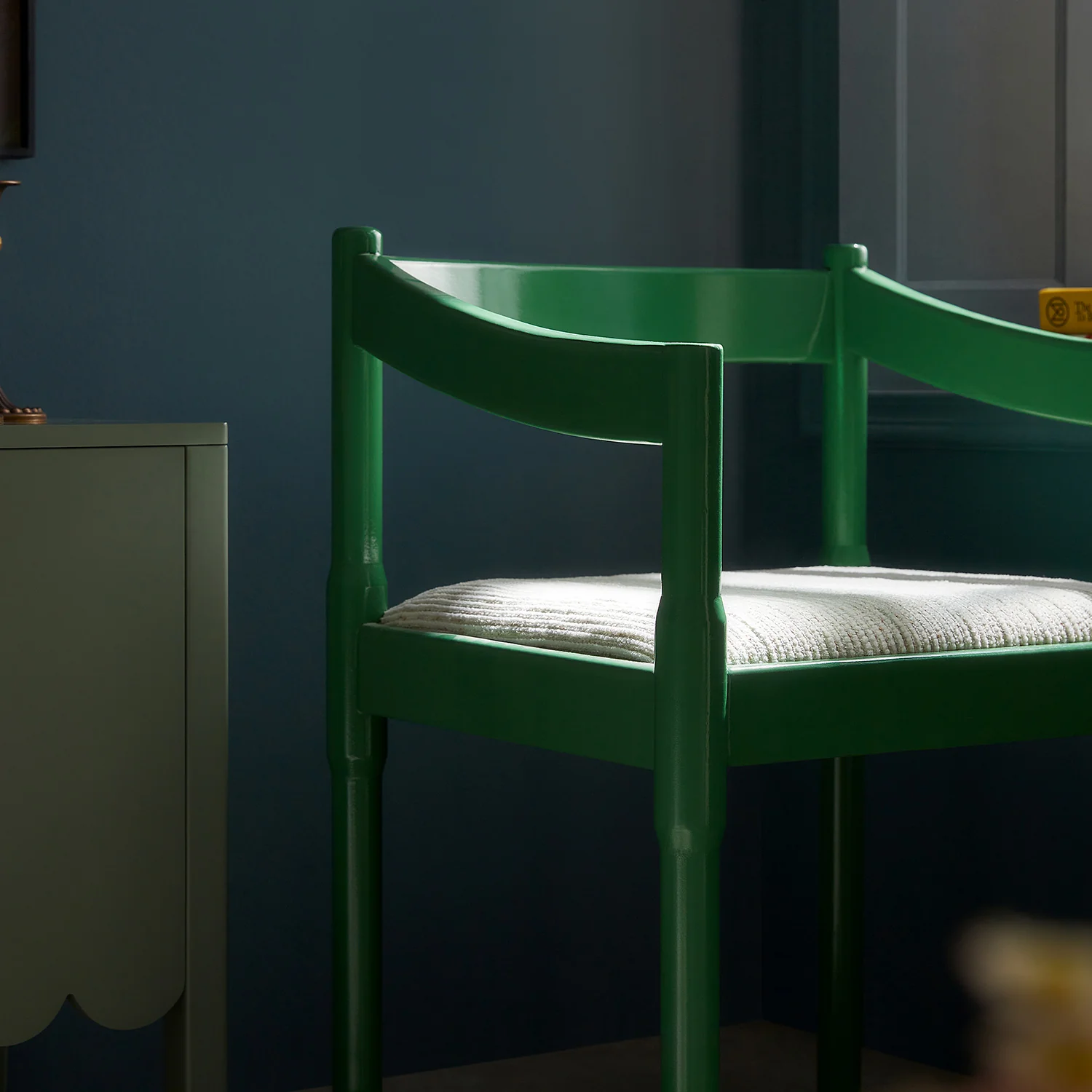 Minley 2-in-1 Carver Chair, Palm Green High Gloss - Image 7
