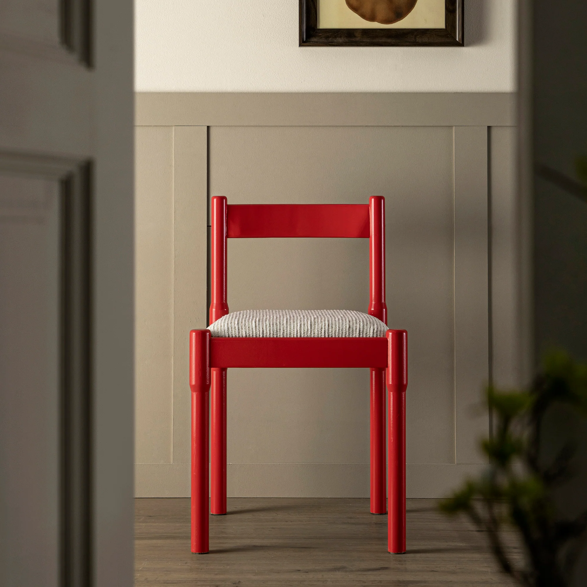 Minley 2-in-1 Dining Chair, Red High Gloss - Image 2