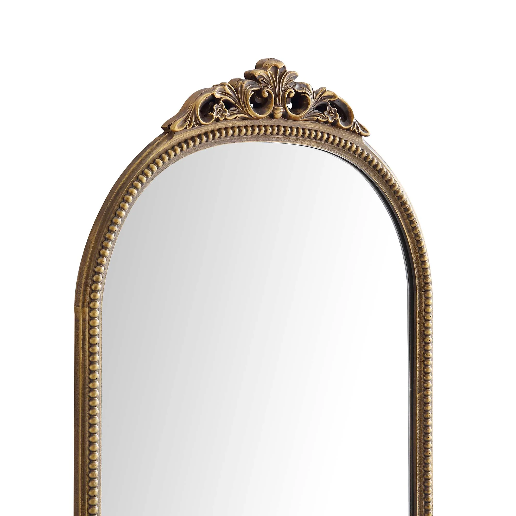 Mirabel Full Length Mirror 150 x 70 cm, Antique Gold Effect - Image 7