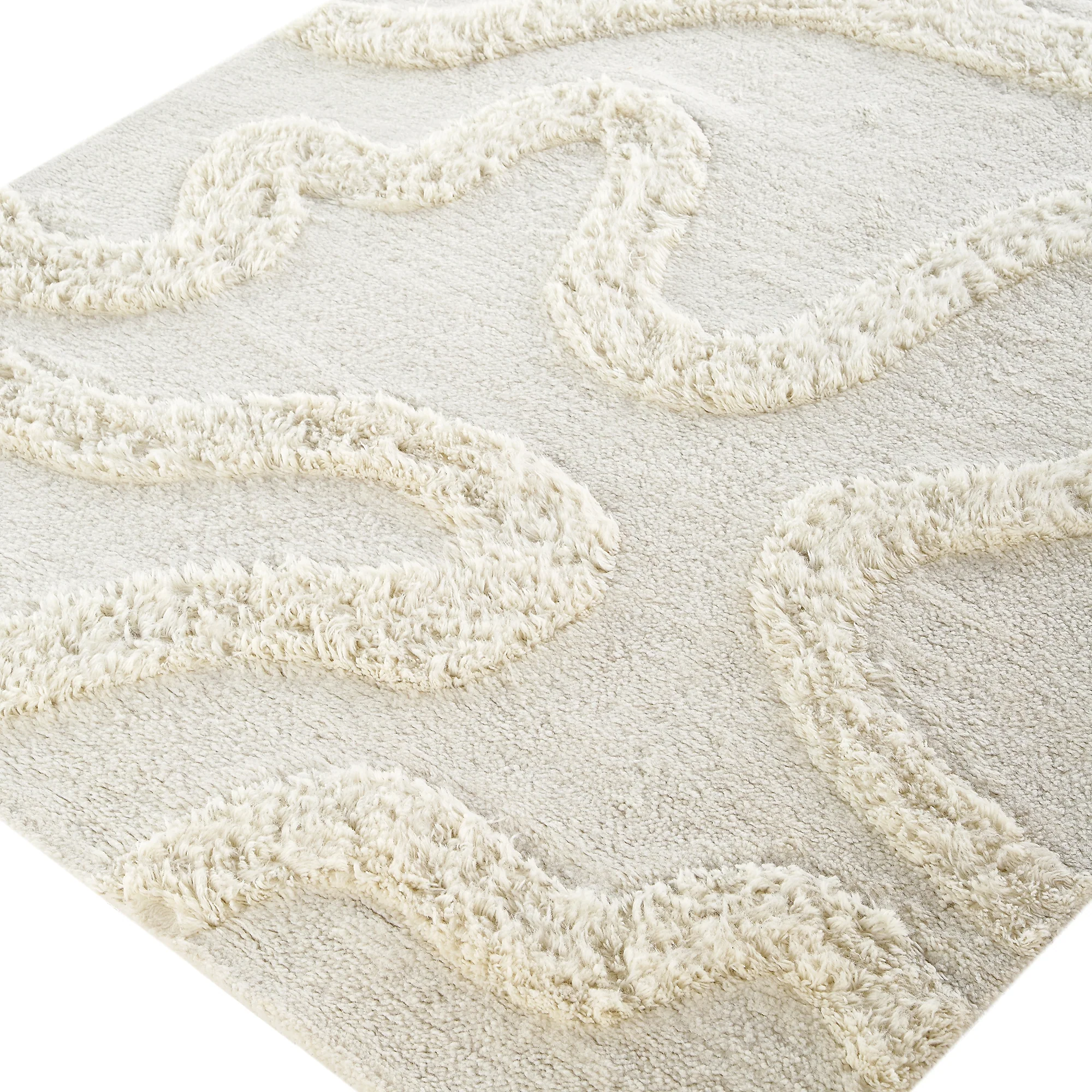 Mirage Hand Tufted New Zealand Wool Rectangular Rug - Image 4