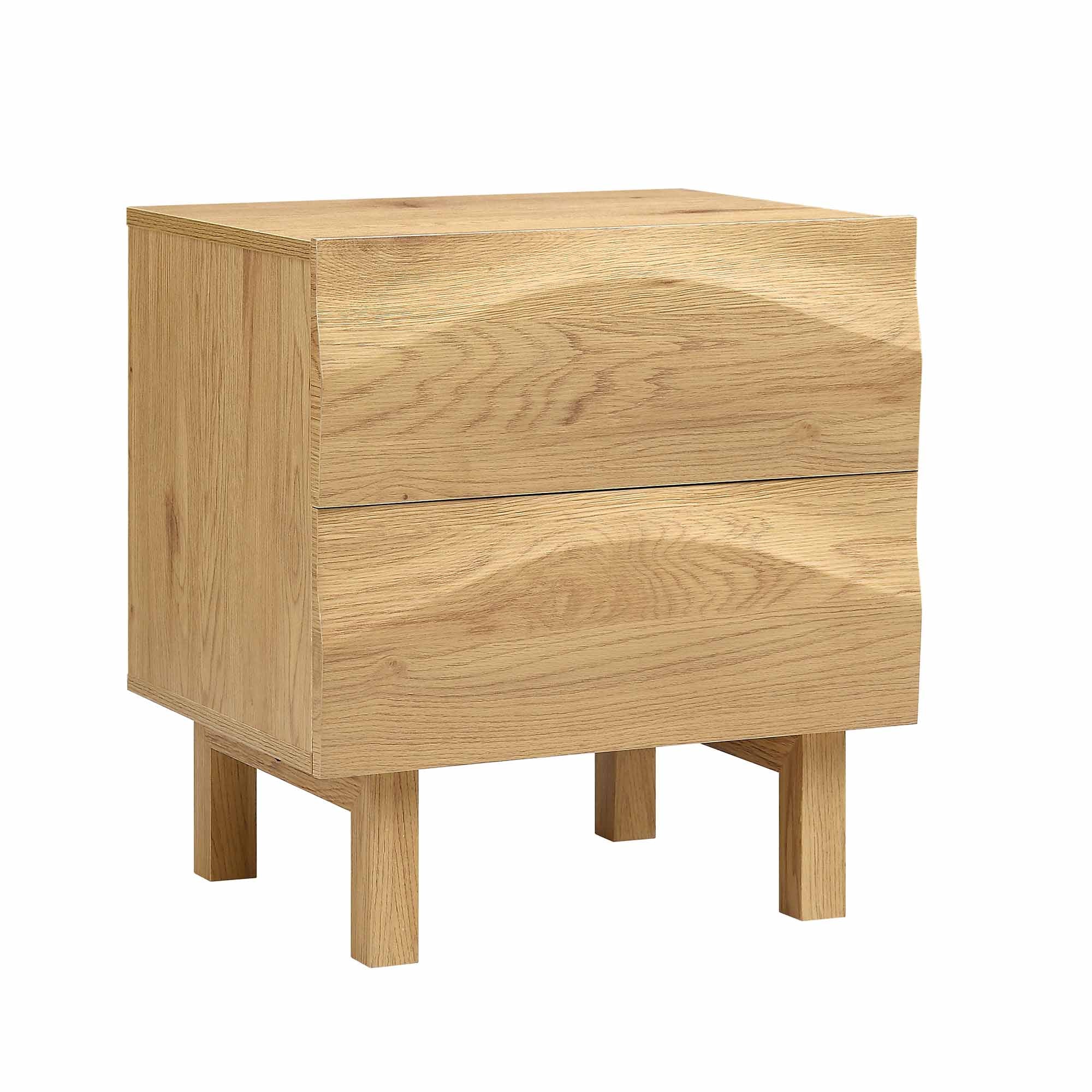 Moriko 2 Drawer Bedside Table - Image 4