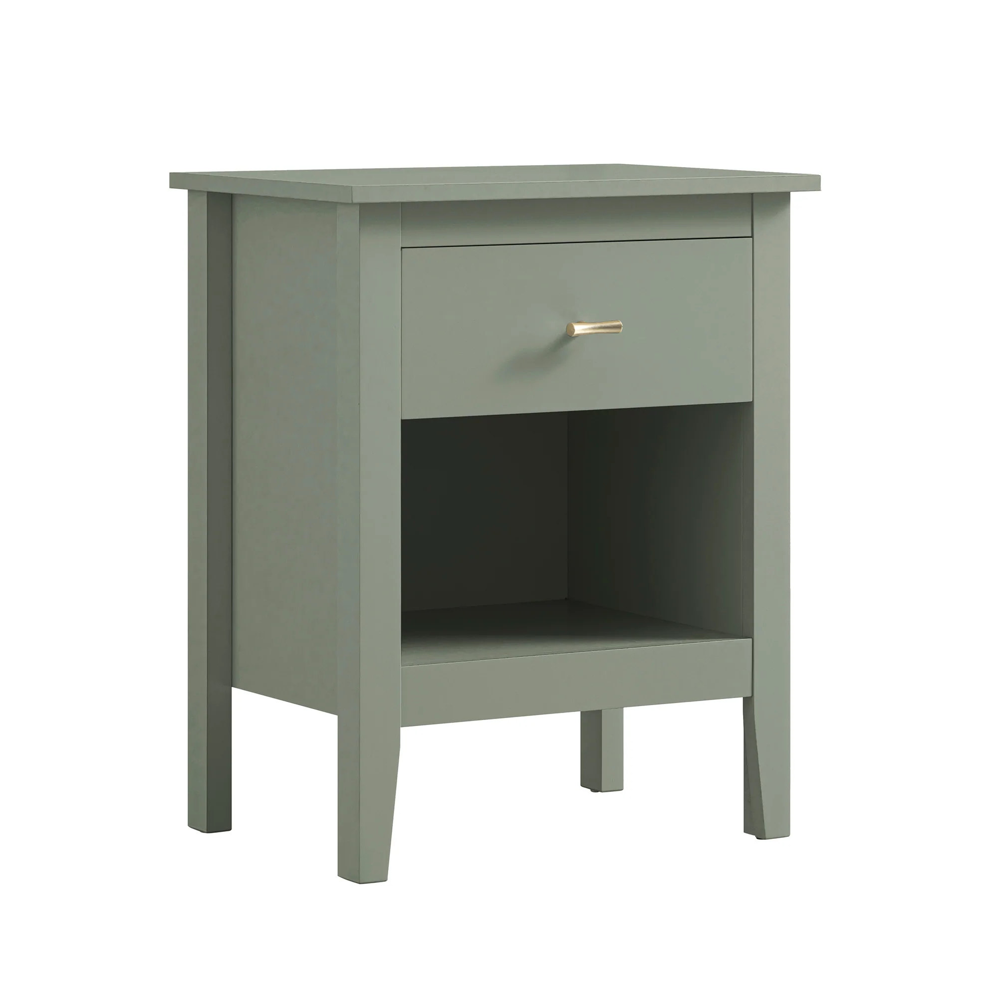 Oakham 1-Drawer Bedside Table, Desert Sage - Image 7