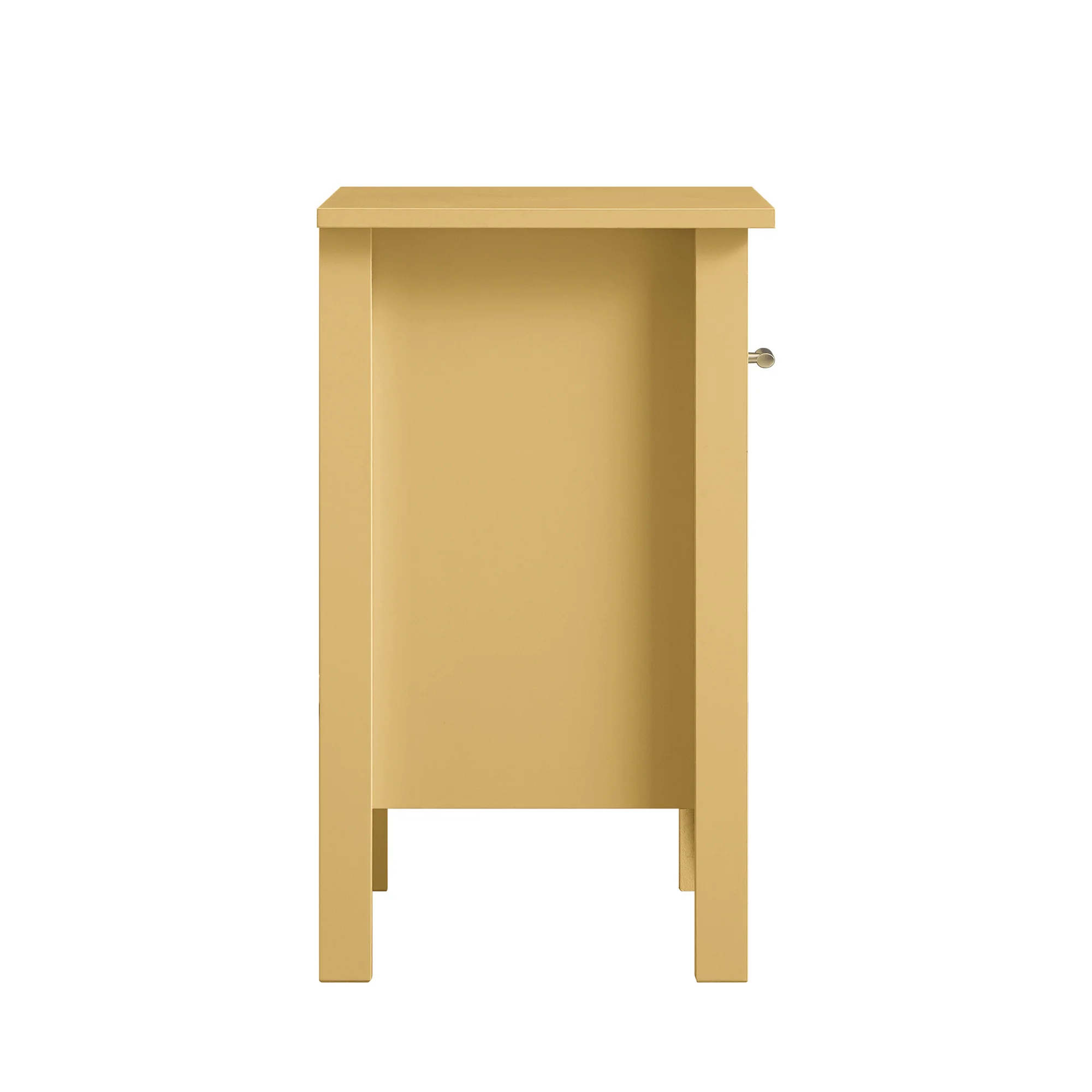 Oakham 1-Drawer Bedside Table, Rattan Yellow - Image 10
