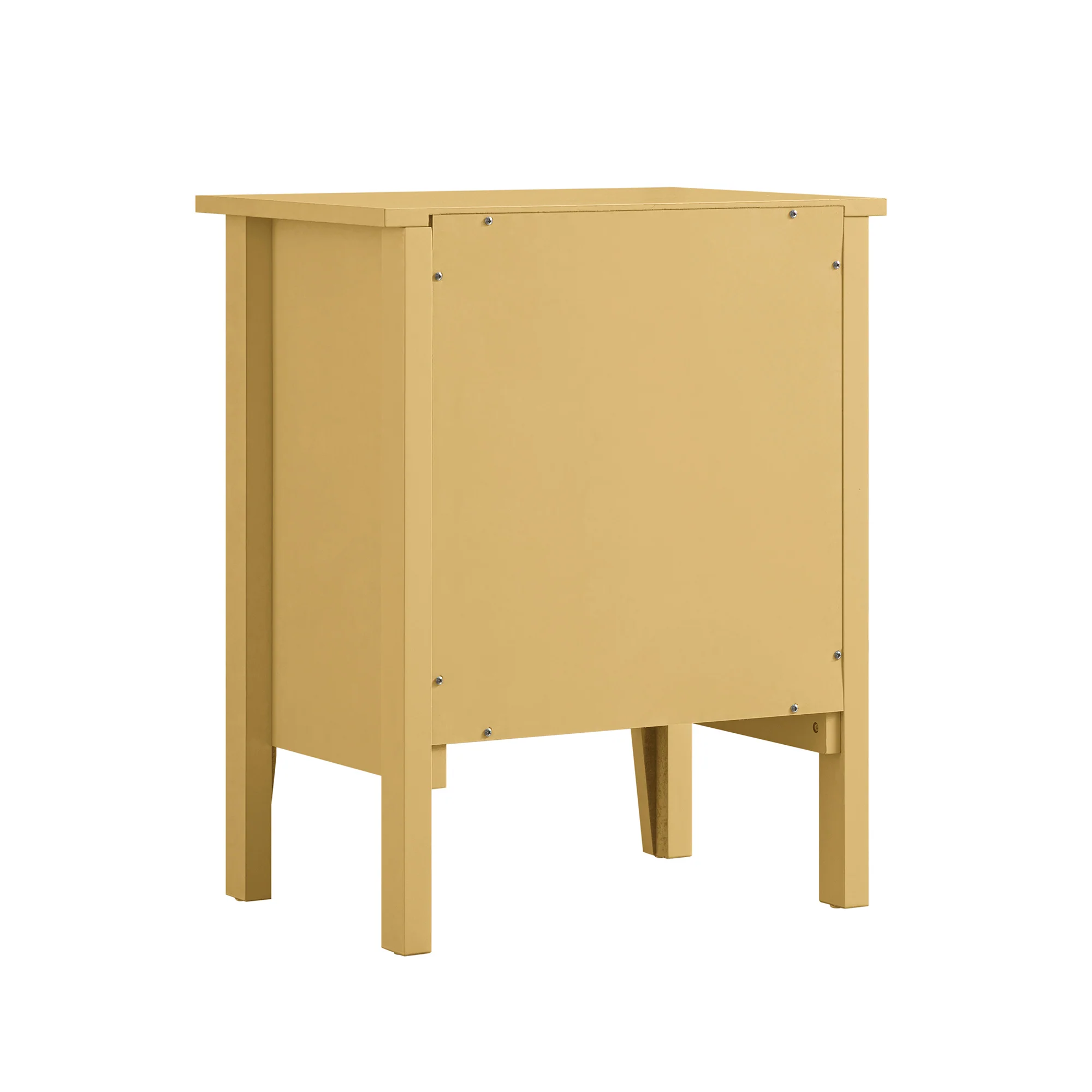 Oakham 1-Drawer Bedside Table, Rattan Yellow - Image 11