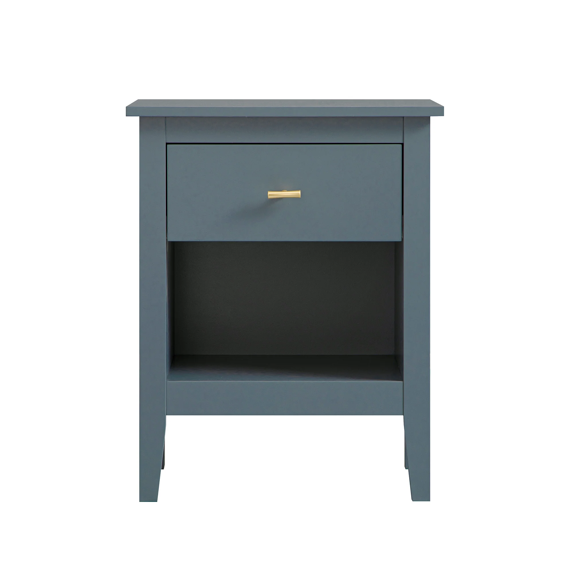 Oakham 1-Drawer Bedside Table, Stormy Blue - Image 5