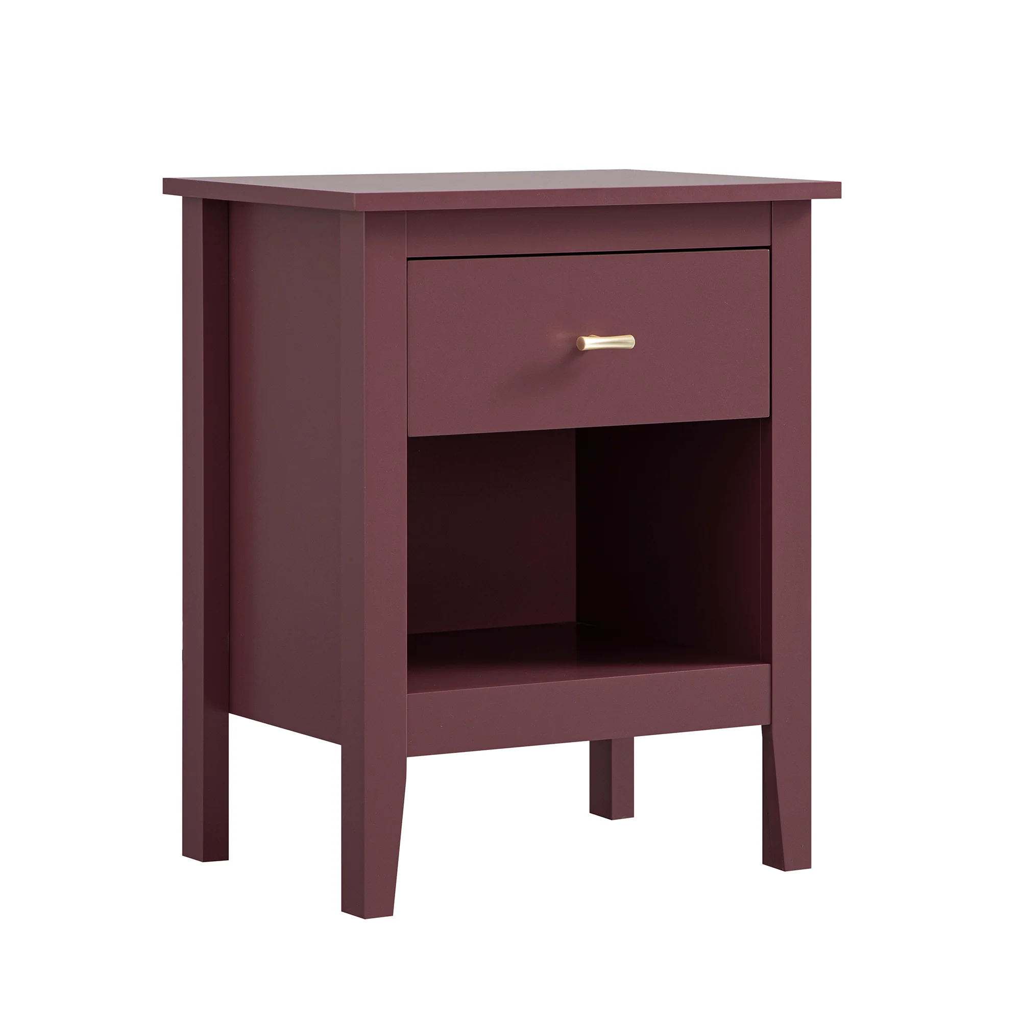 Oakham 1-Drawer Bedside Table, Wild Cherry - Image 7