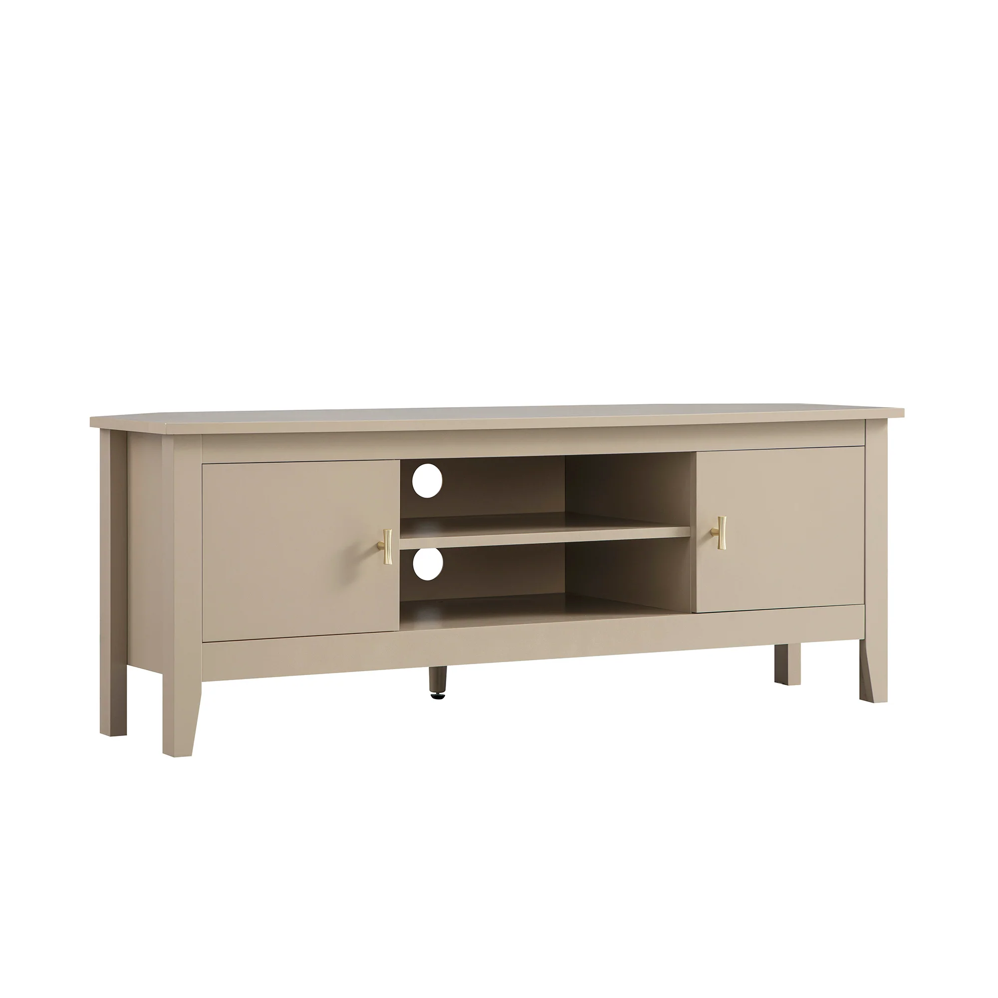 Oakham 120cm Corner TV Unit, Deep Greige - Image 4