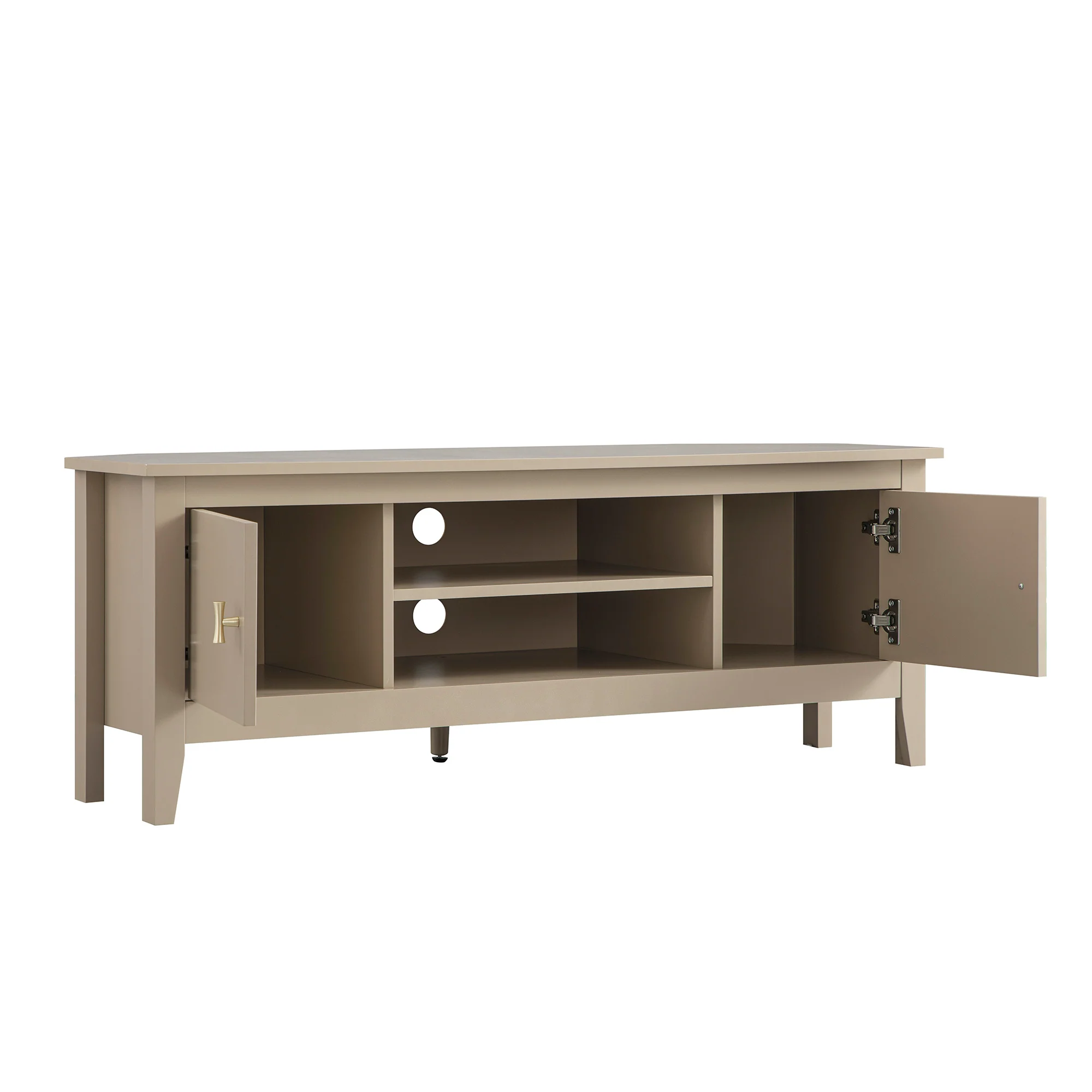 Oakham 120cm Corner TV Unit, Deep Greige - Image 6