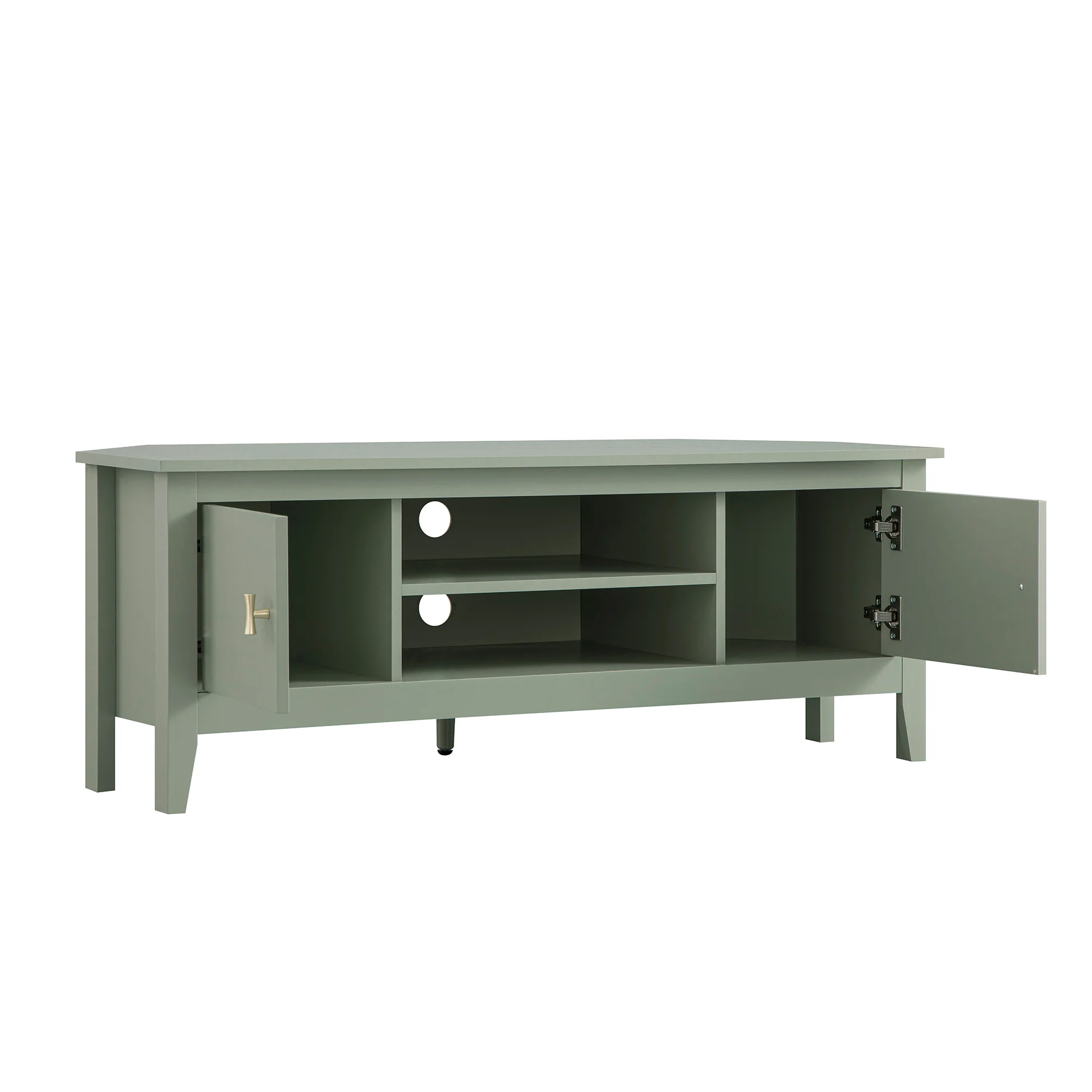 Oakham 120cm Corner TV Unit, Desert Sage - Image 6