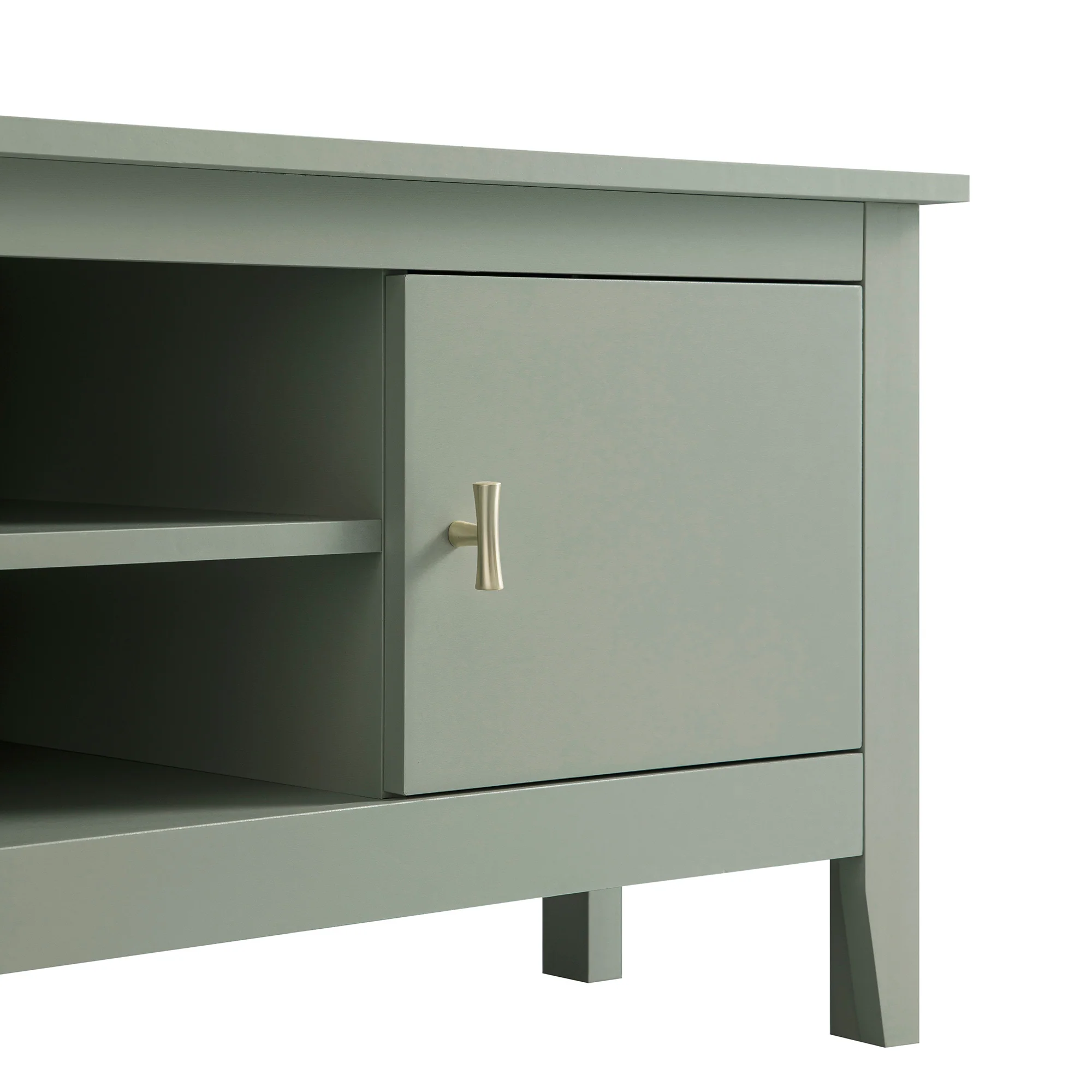 Oakham 120cm Corner TV Unit, Desert Sage - Image 9