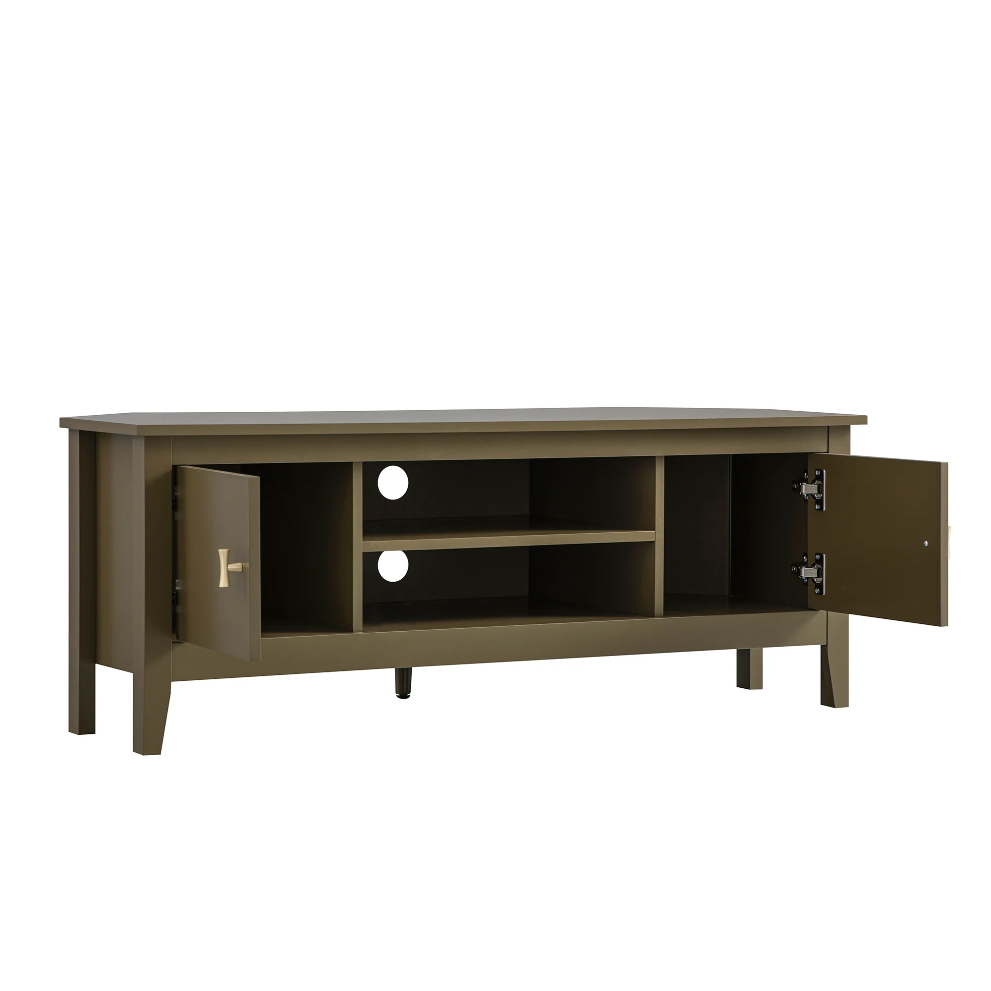 Oakham 120cm Corner TV Unit, Olive Grove - Image 12