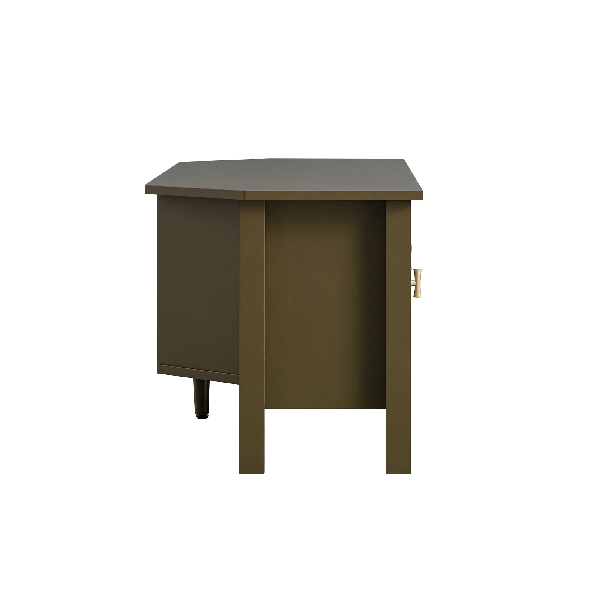 Oakham 120cm Corner TV Unit, Olive Grove - Image 13