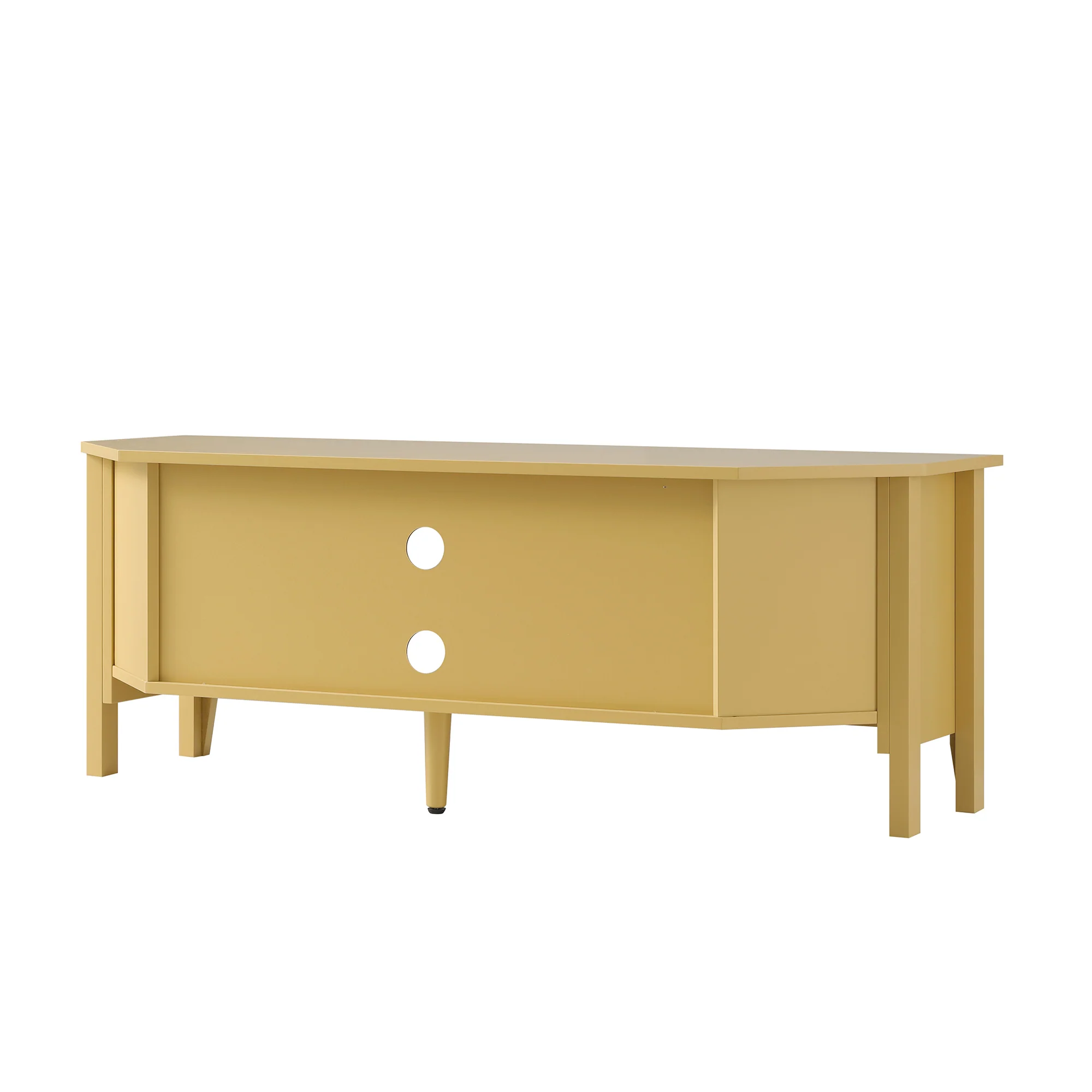 Oakham 120cm Corner TV Unit, Rattan Yellow - Image 13