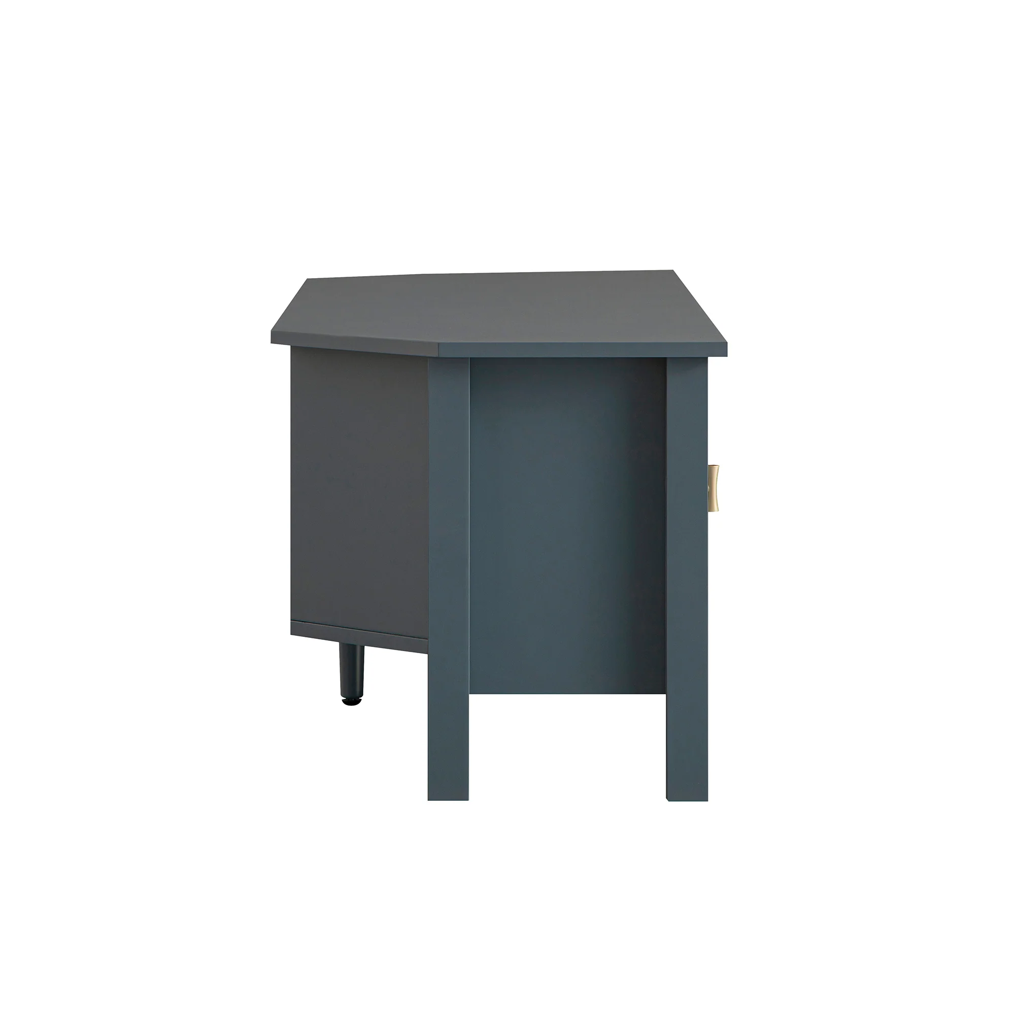 Oakham 120cm Corner TV Unit, Stormy Blue - Image 14