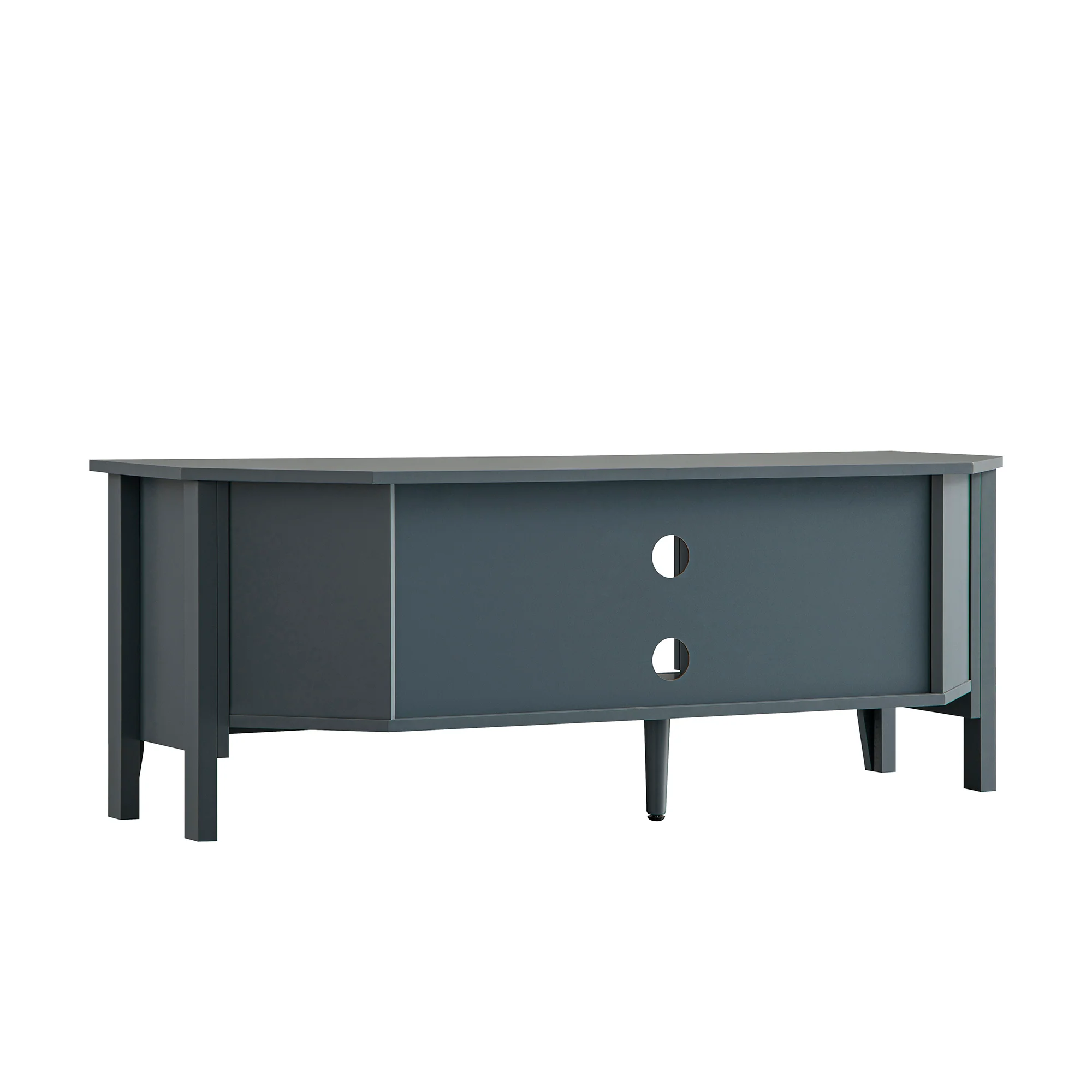 Oakham 120cm Corner TV Unit, Stormy Blue - Image 15