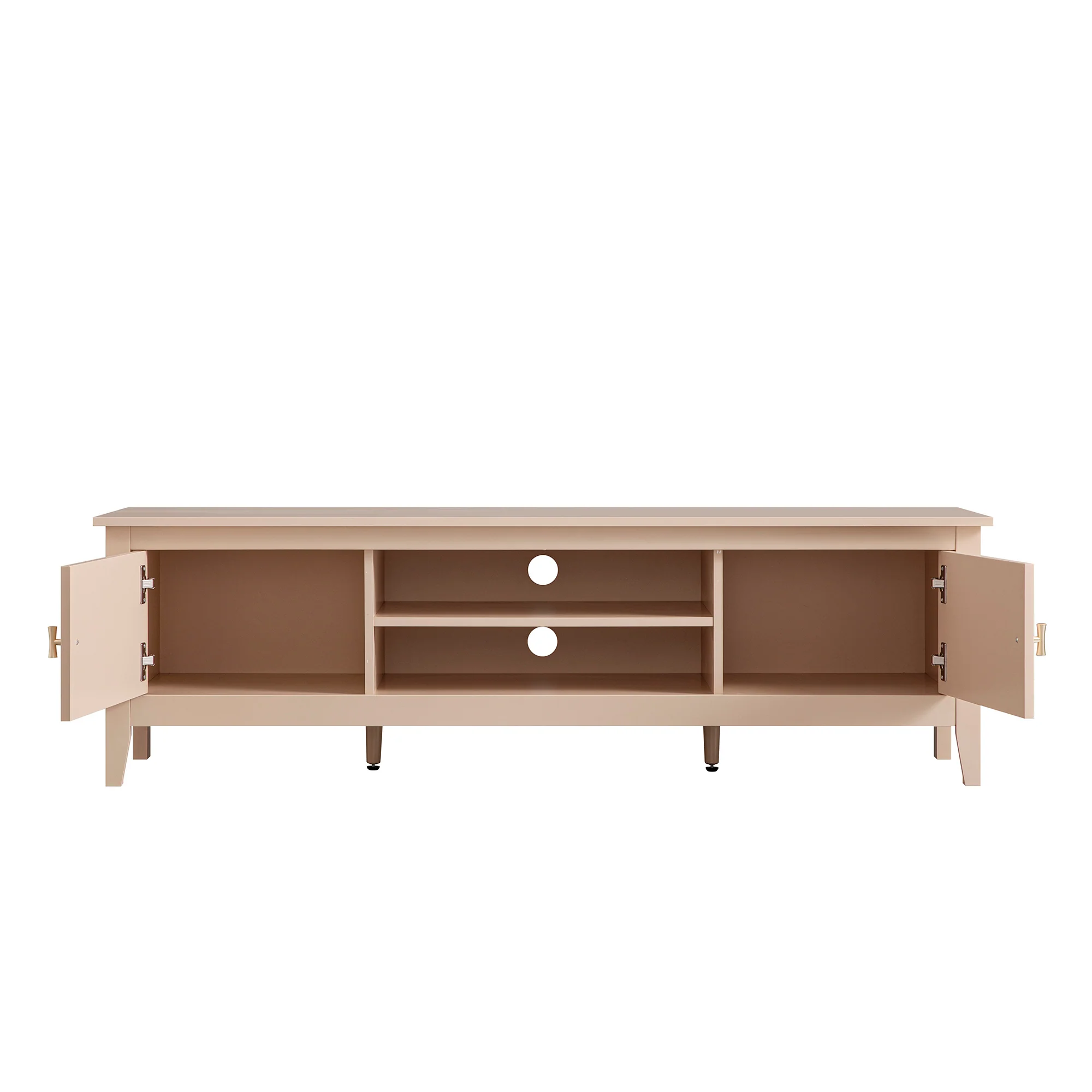 Oakham 150cm TV Unit, Nude Pink - Image 4