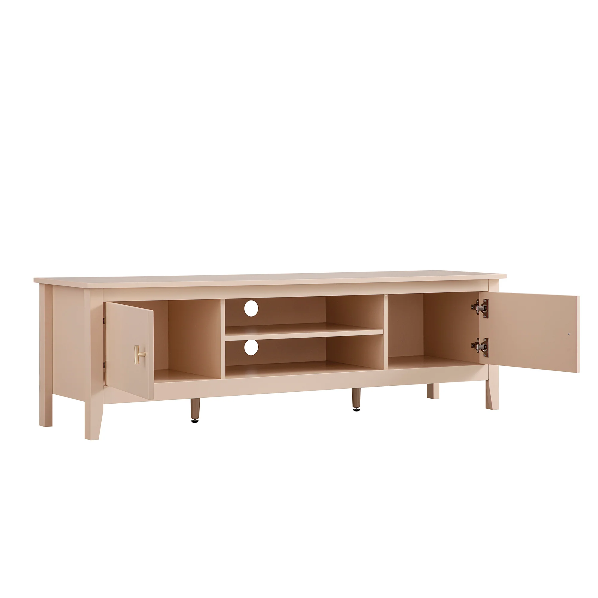 Oakham 150cm TV Unit, Nude Pink - Image 5