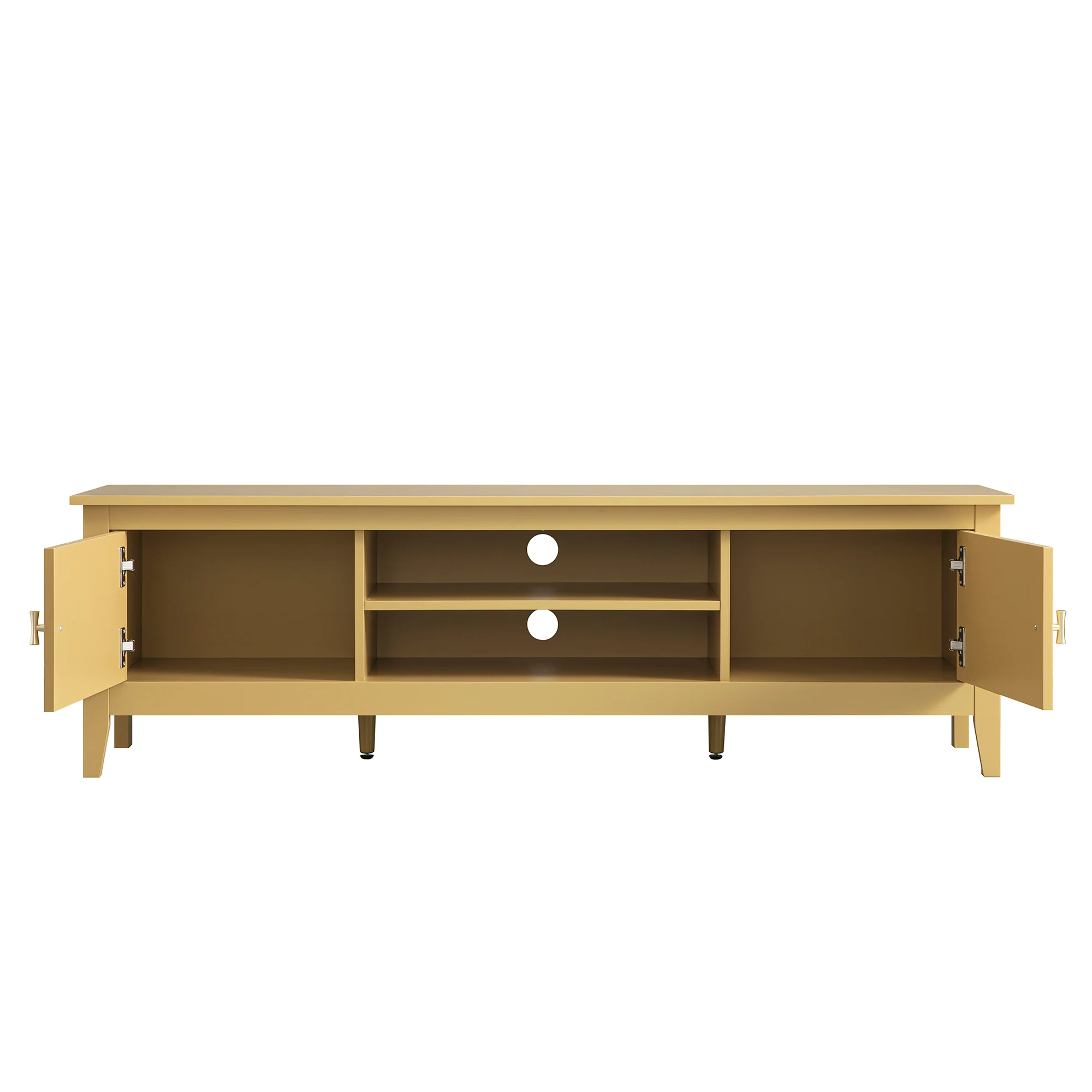Oakham 150cm TV Unit, Rattan Yellow - Image 10