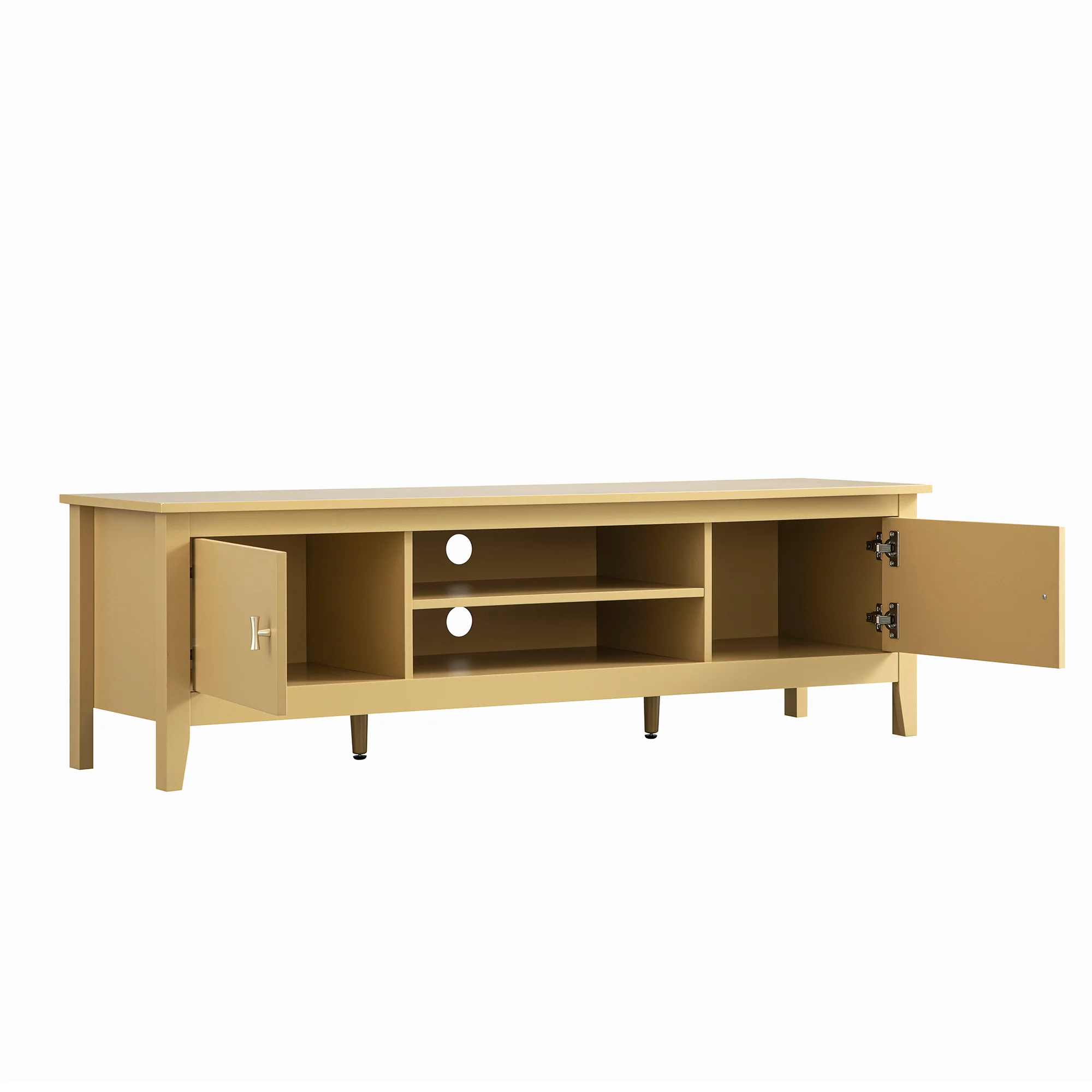 Oakham 150cm TV Unit, Rattan Yellow - Image 11