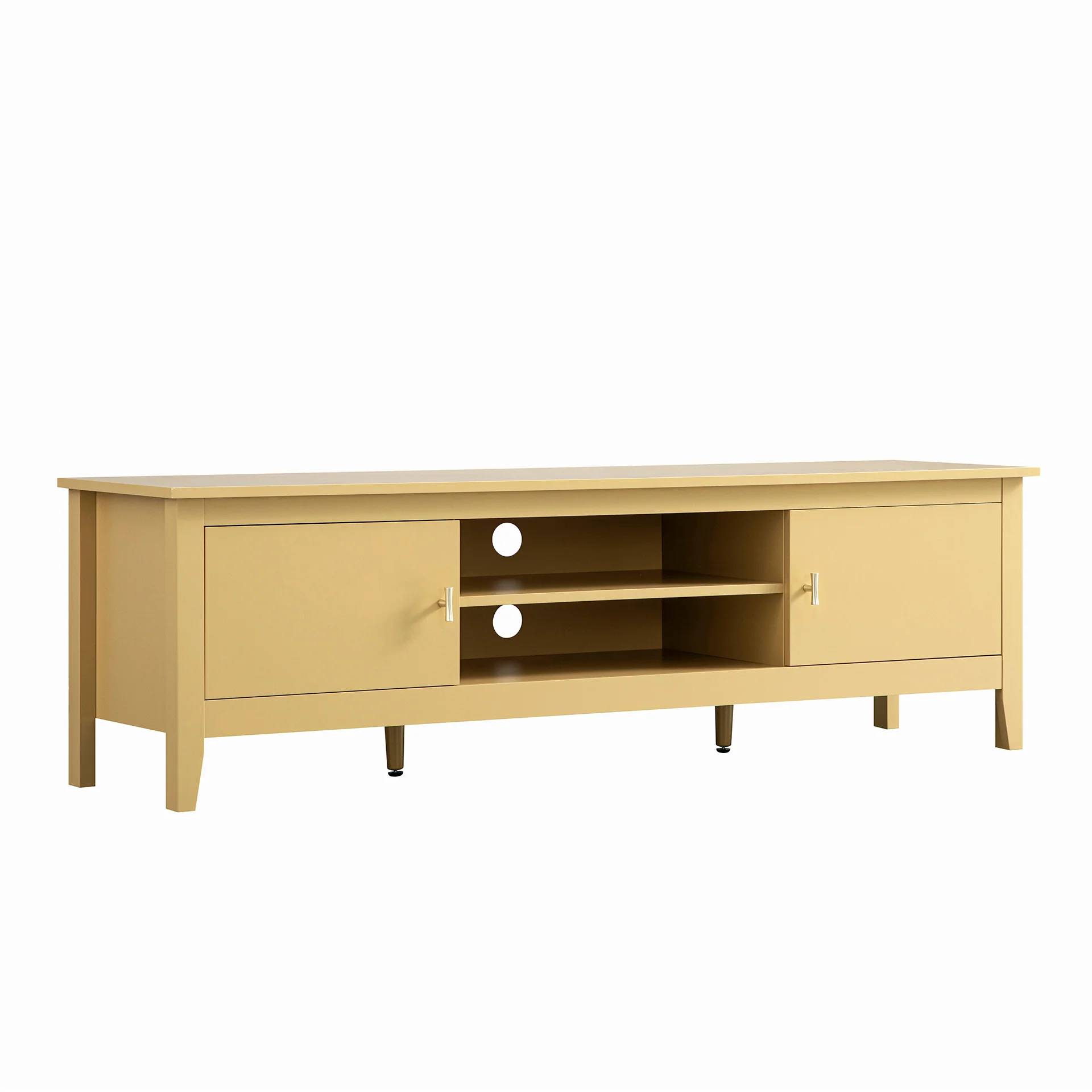Oakham 150cm TV Unit, Rattan Yellow - Image 8