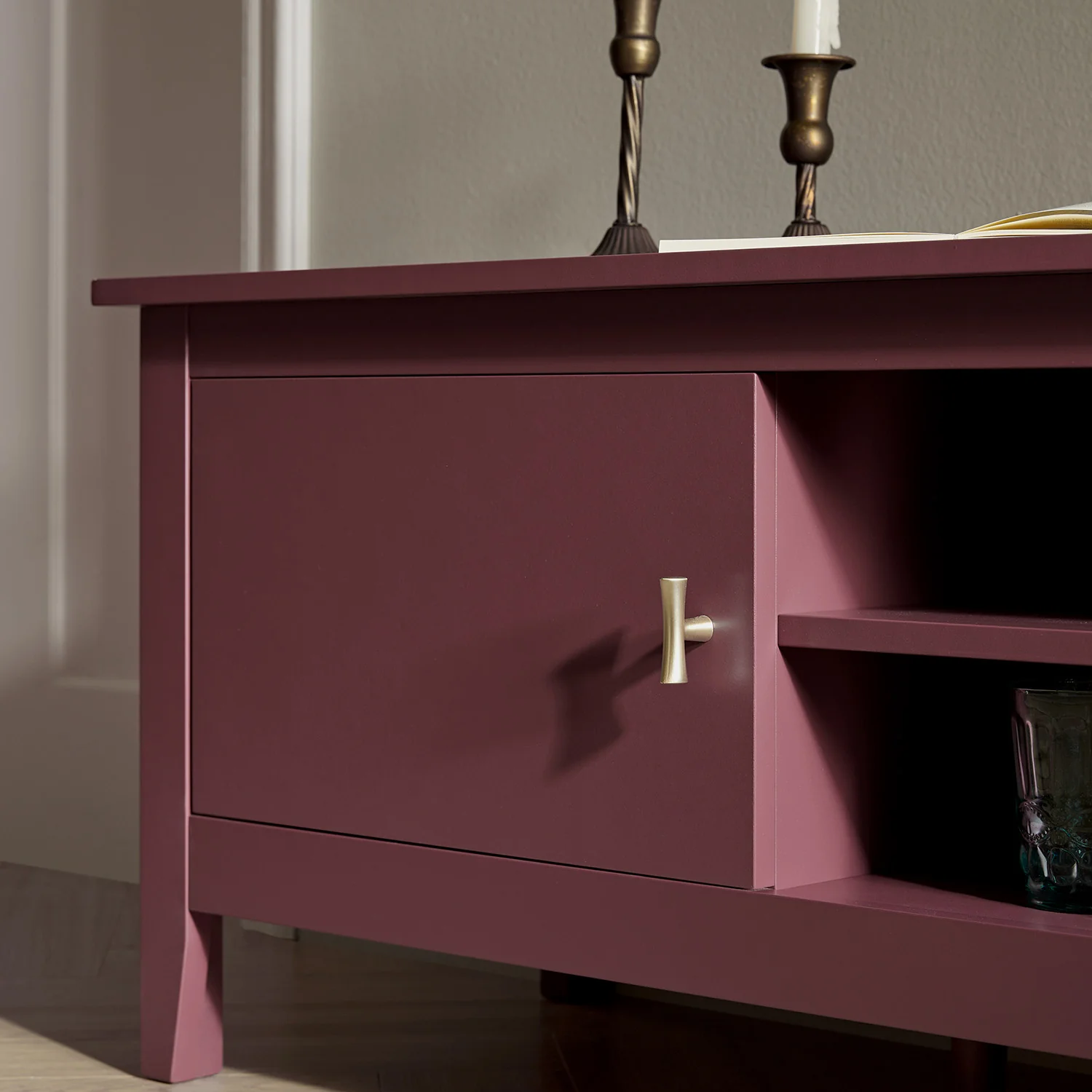 Oakham 150cm TV Unit, Wild Cherry - Image 6