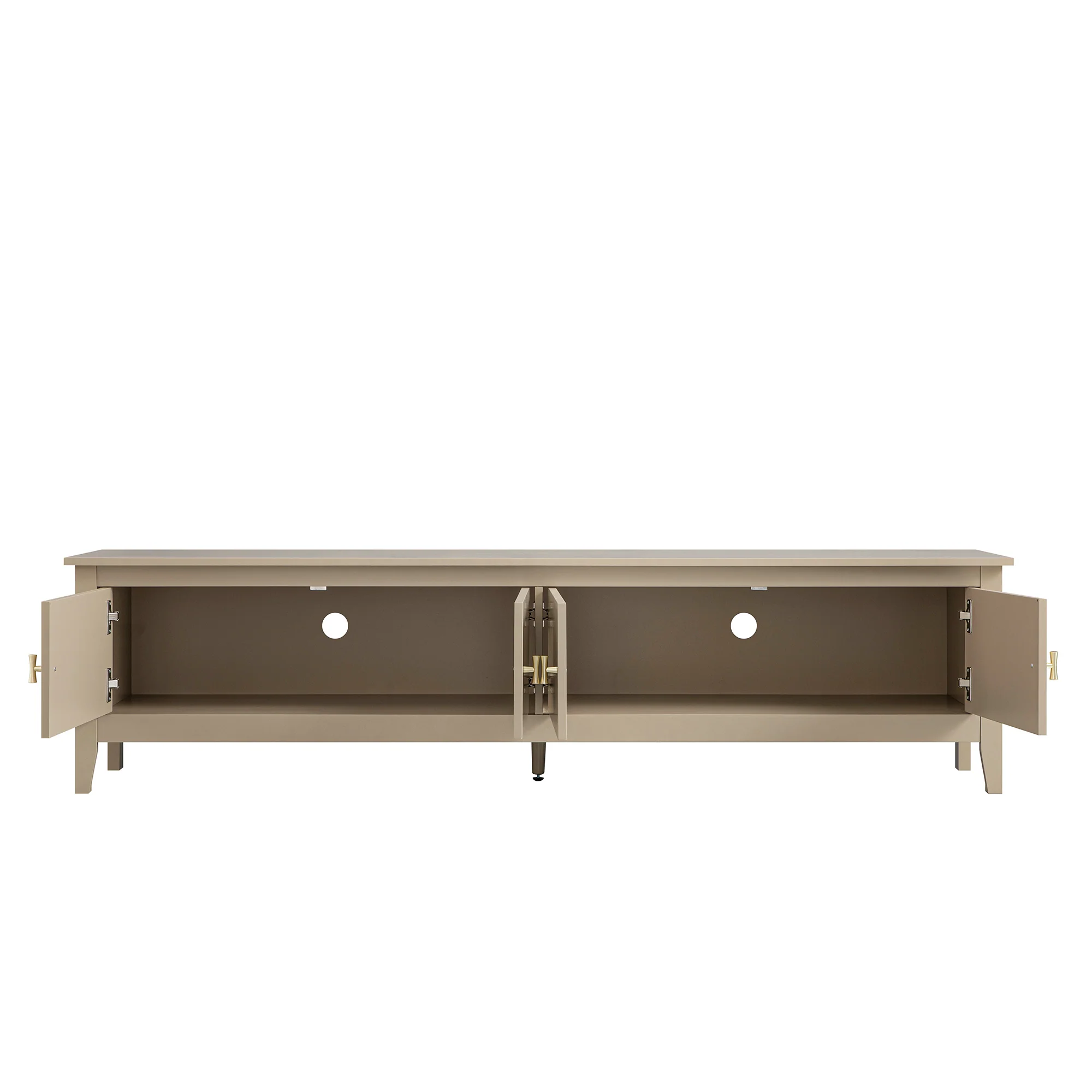 Oakham 180cm Wide TV Unit, Deep Greige - Image 9