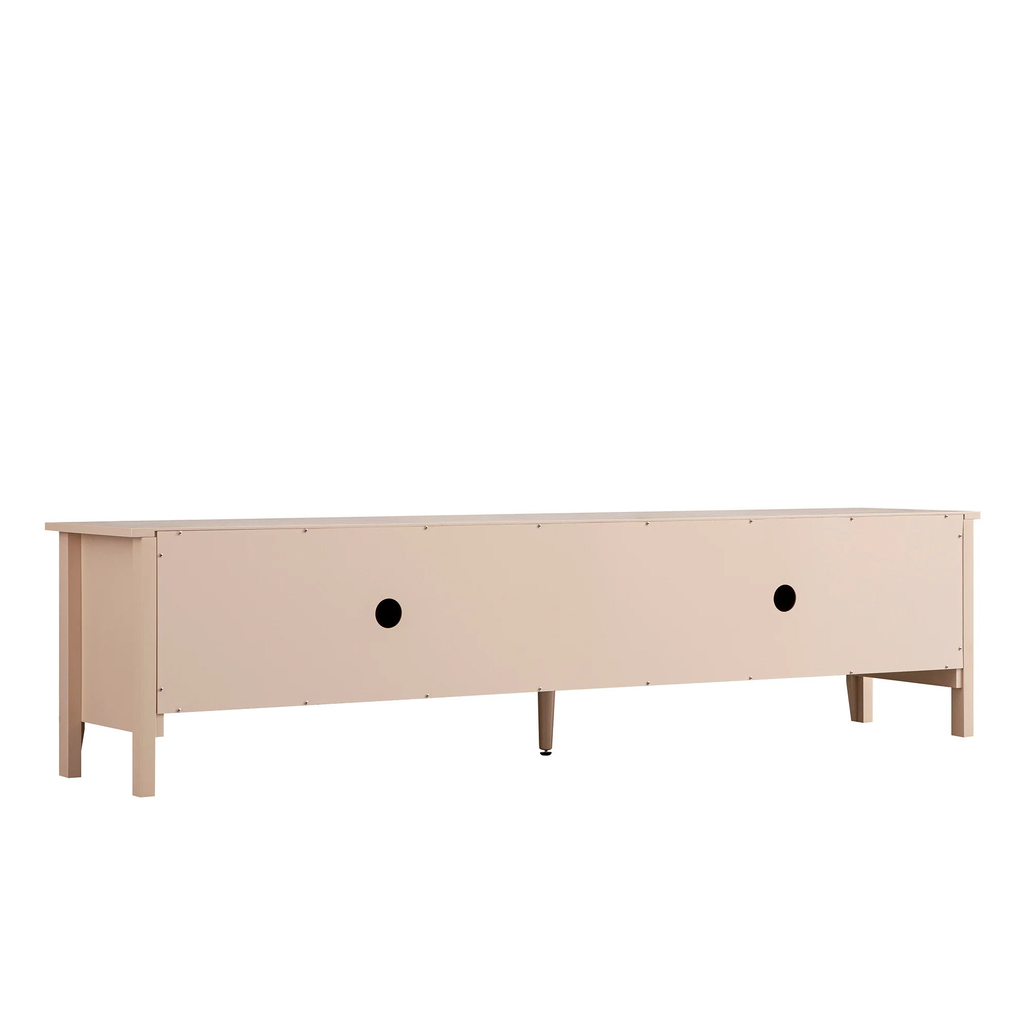 Oakham 180cm Wide TV Unit, Nude Pink - Image 8