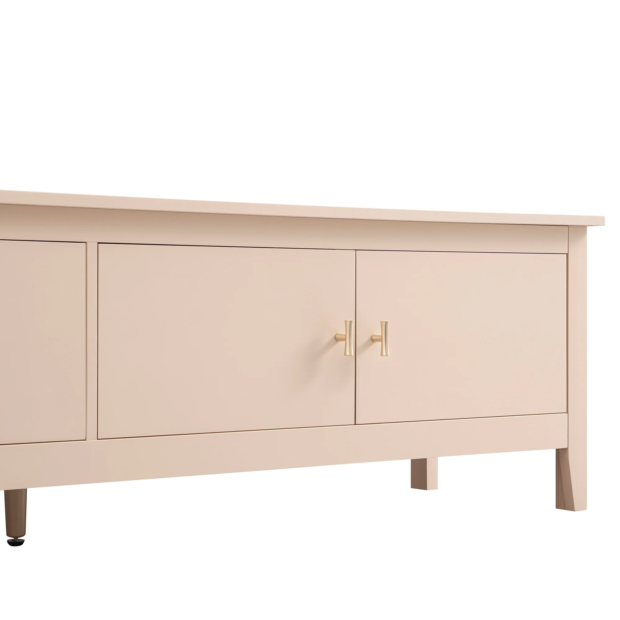 Oakham 180cm Wide TV Unit, Nude Pink - Image 9