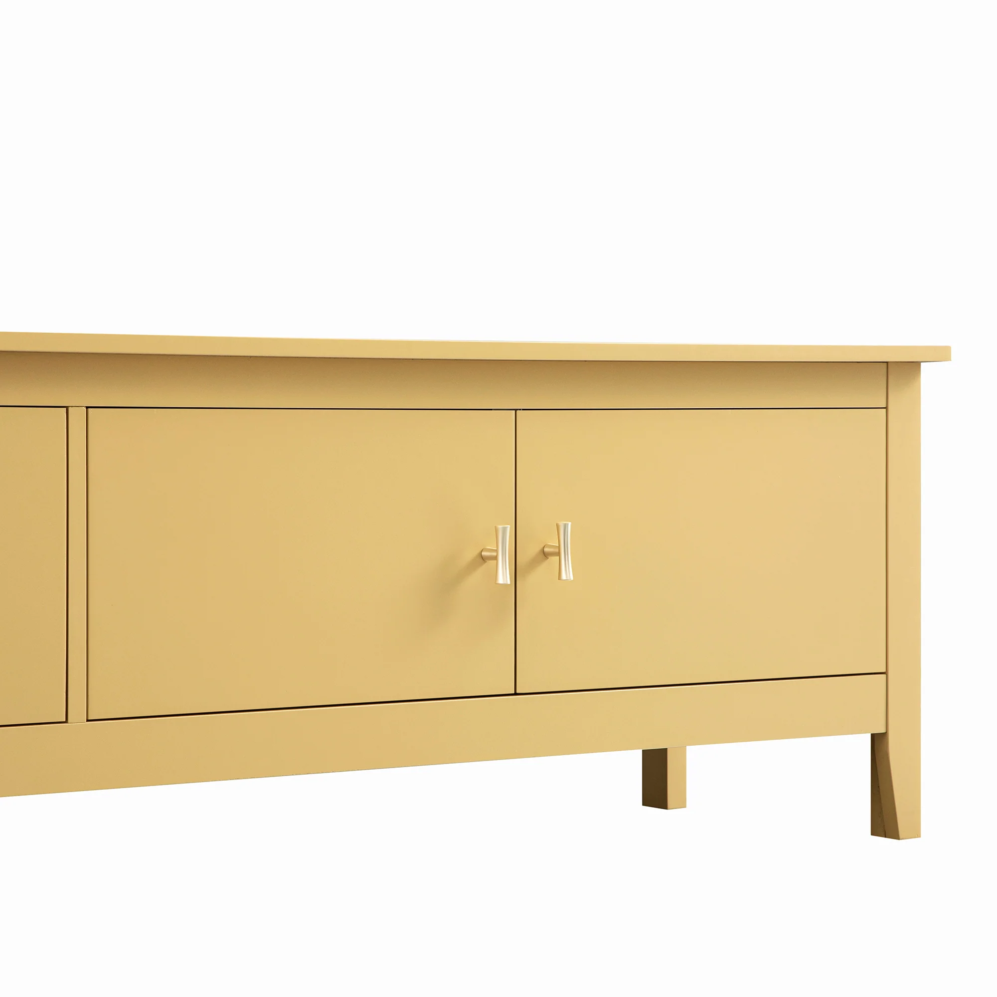 Oakham 180cm Wide TV Unit, Rattan Yellow - Image 9
