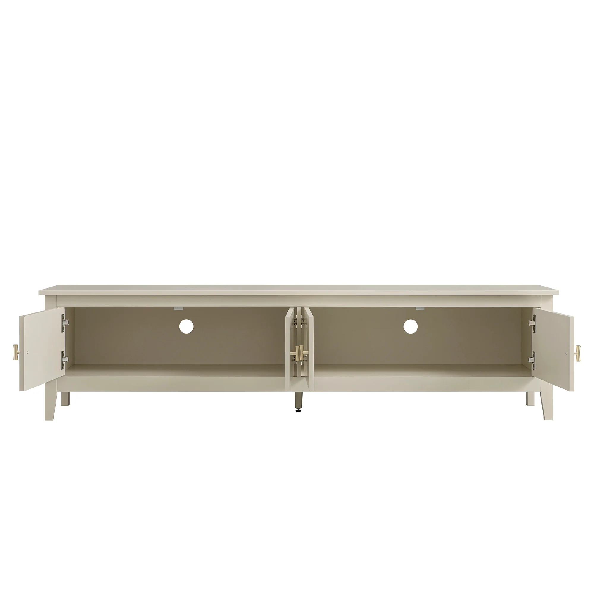 Oakham 180cm Wide TV Unit, Shaded White - Image 12