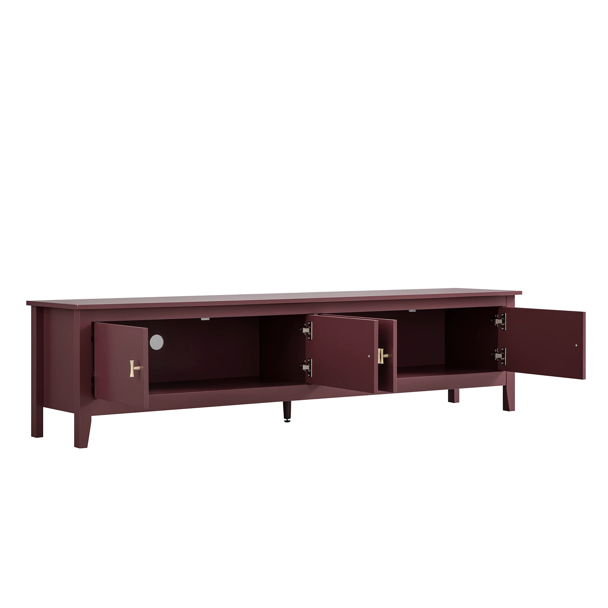 Oakham 180cm Wide TV Unit, Wild Cherry - Image 12