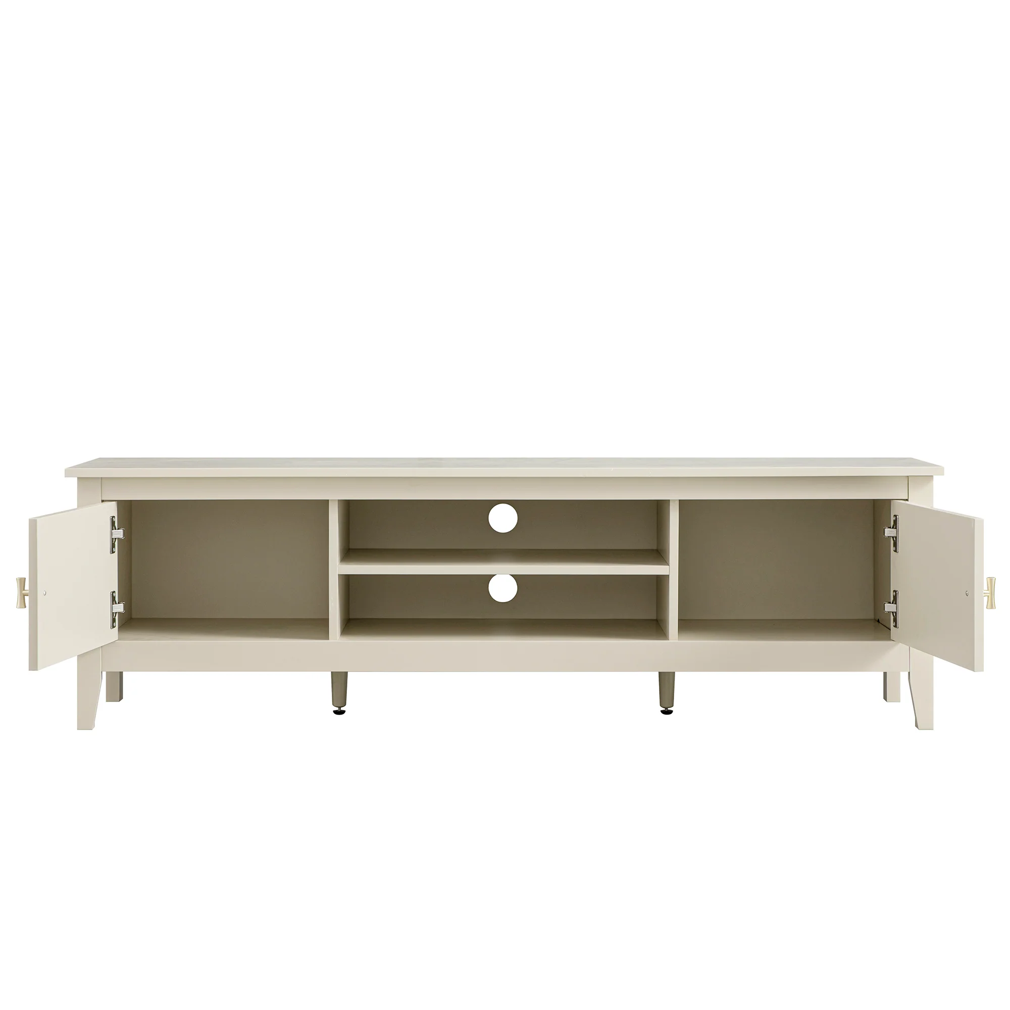 Oakham 150cm TV Unit, Shaded White - Image 10