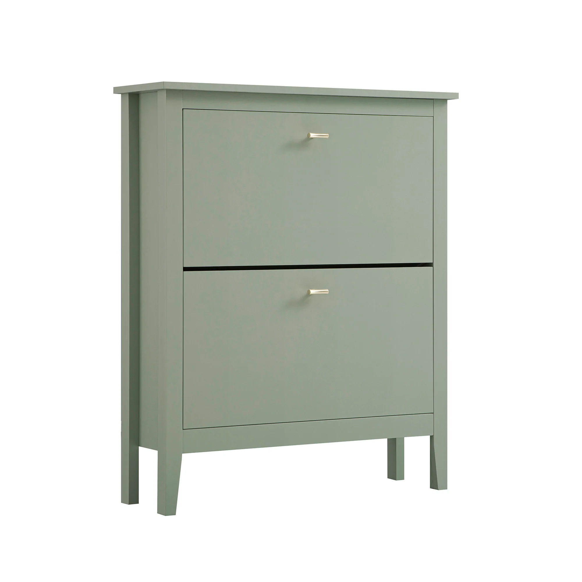 Oakham 2-Tier Shoe Cabinet, Desert Sage - Image 2