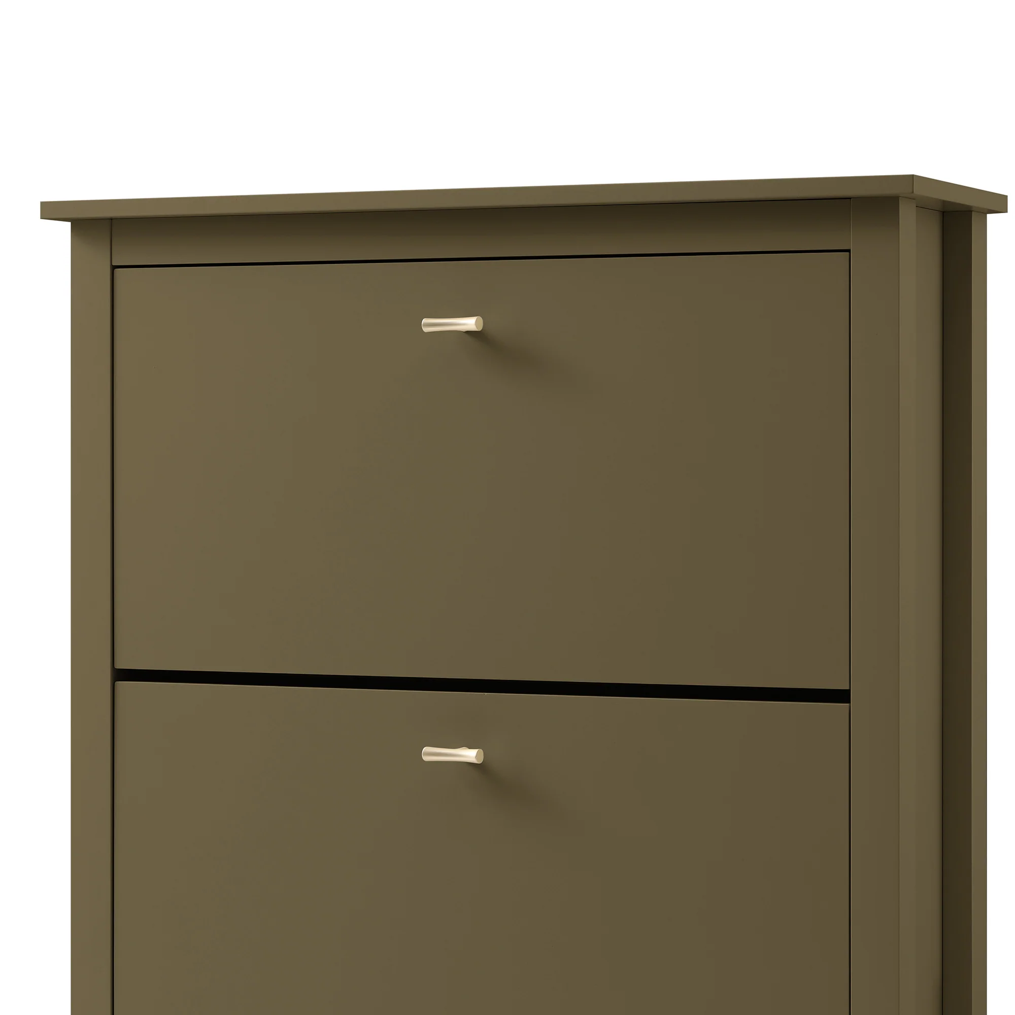 Oakham 2-Tier Shoe Cabinet, Olive Grove - Image 8