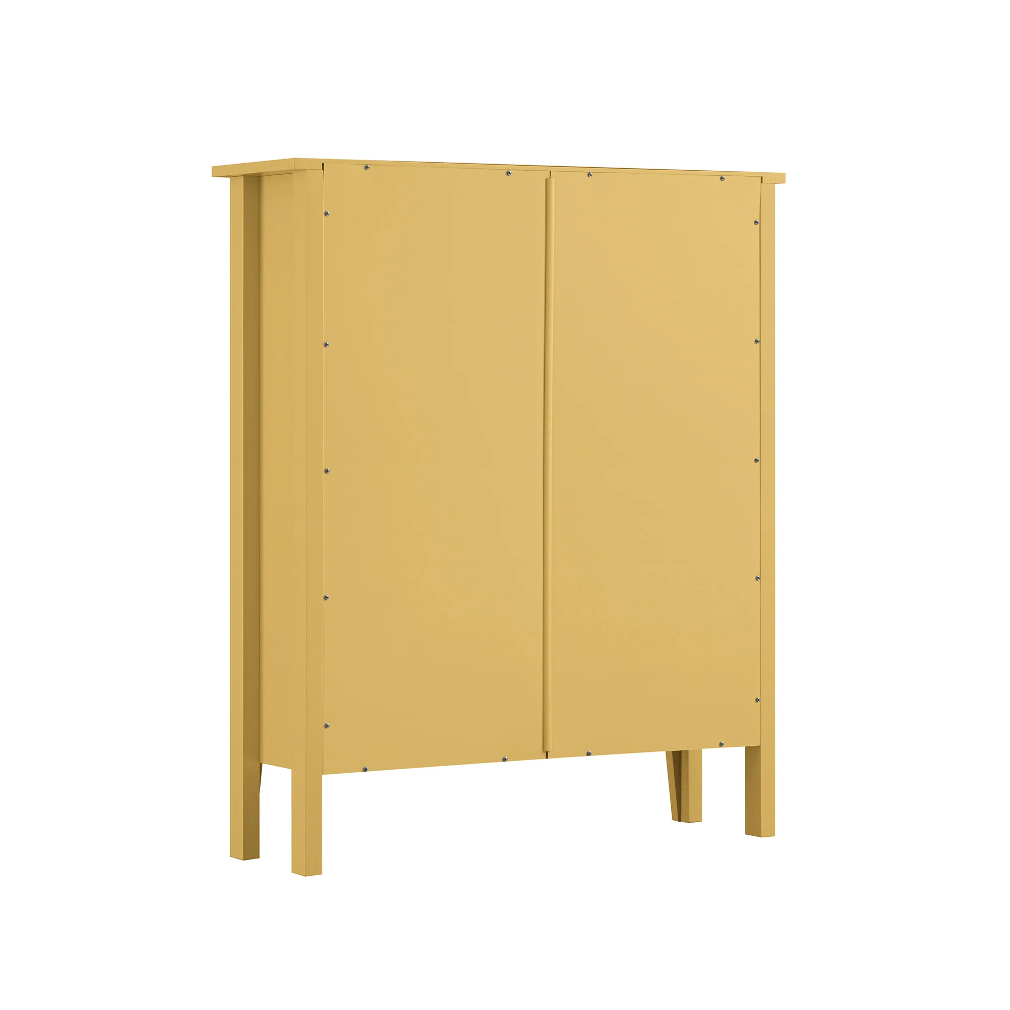 Oakham 2-Tier Shoe Cabinet, Rattan Yellow - Image 12