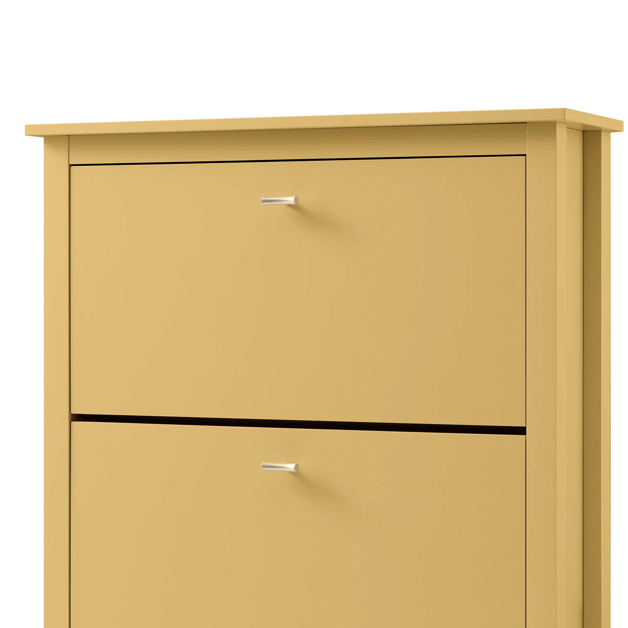 Oakham 2-Tier Shoe Cabinet, Rattan Yellow - Image 13