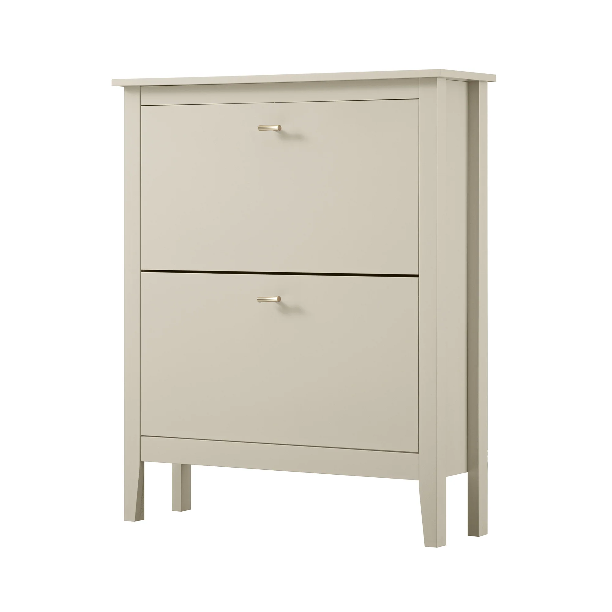Oakham 2-Tier Shoe Cabinet, Shaded White - Image 8