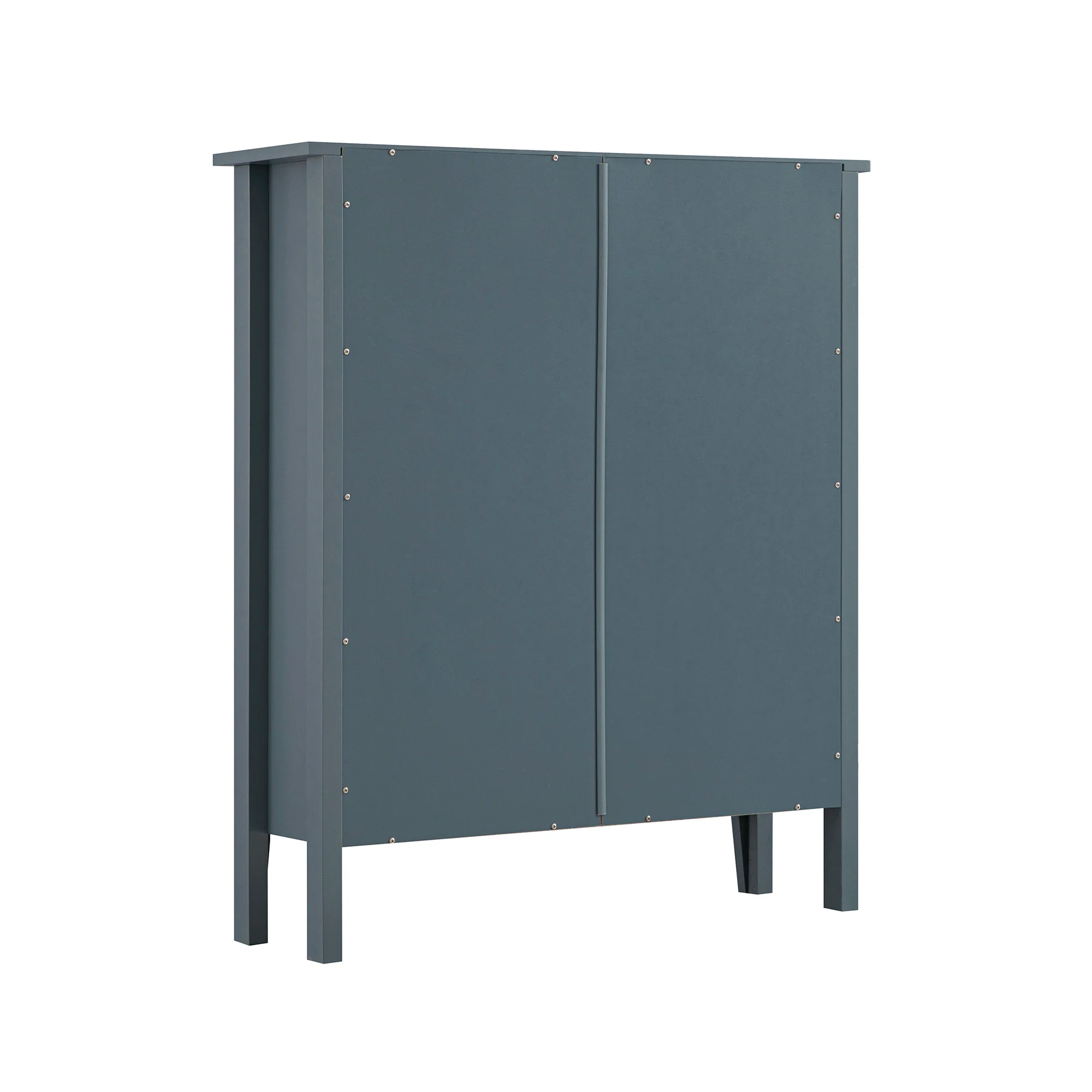 Oakham 2-Tier Shoe Cabinet, Stormy Blue - Image 12